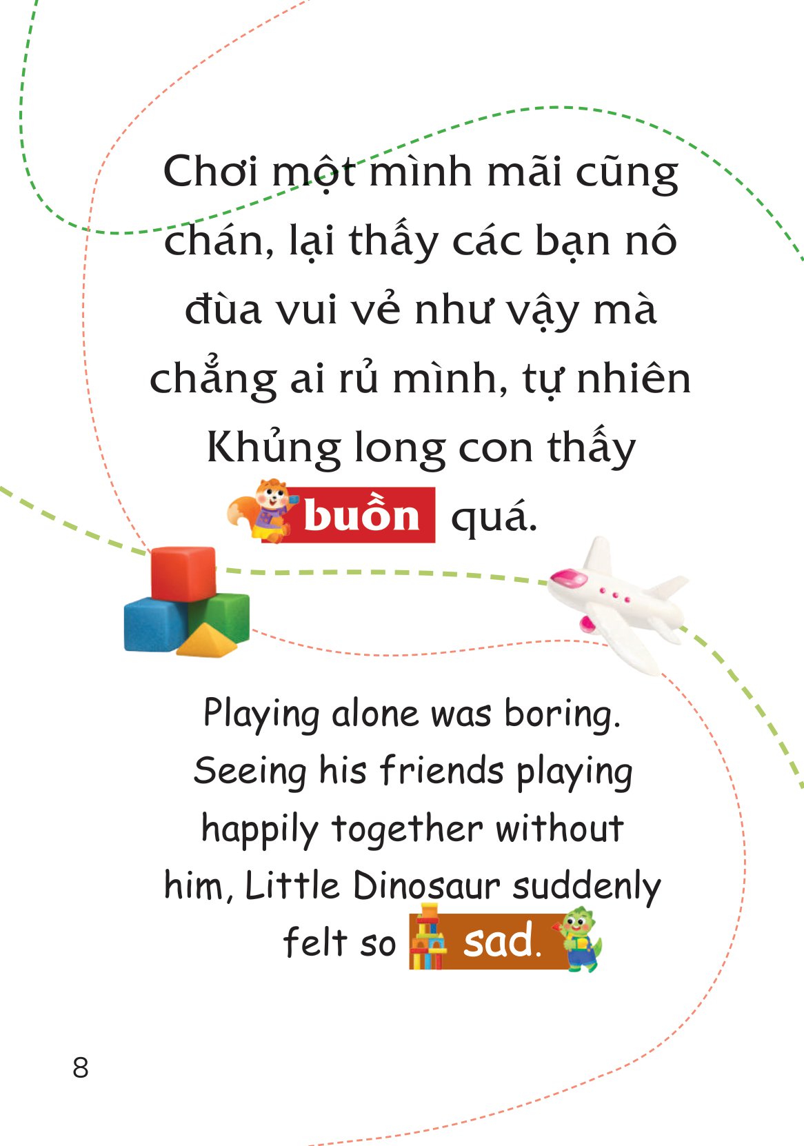 truyện tranh song ngữ việt-anh cho bé - chân thành chia sẻ, vui vẻ bên nhau - when you share, you have great joy - Ảnh 9