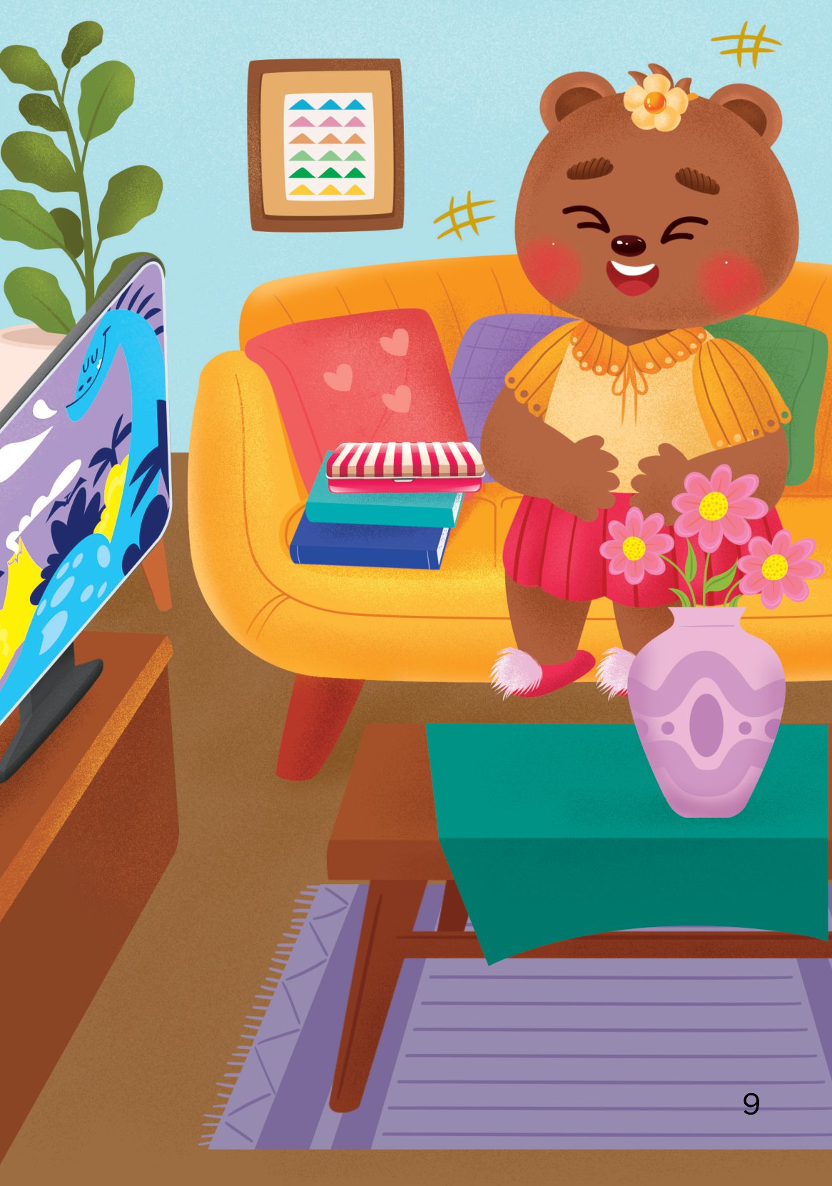 truyện tranh song ngữ việt-anh cho bé - chưa học bài xong, đừng đi chơi nhé! - do not forget to revise your lessons before going out to play - Ảnh 10