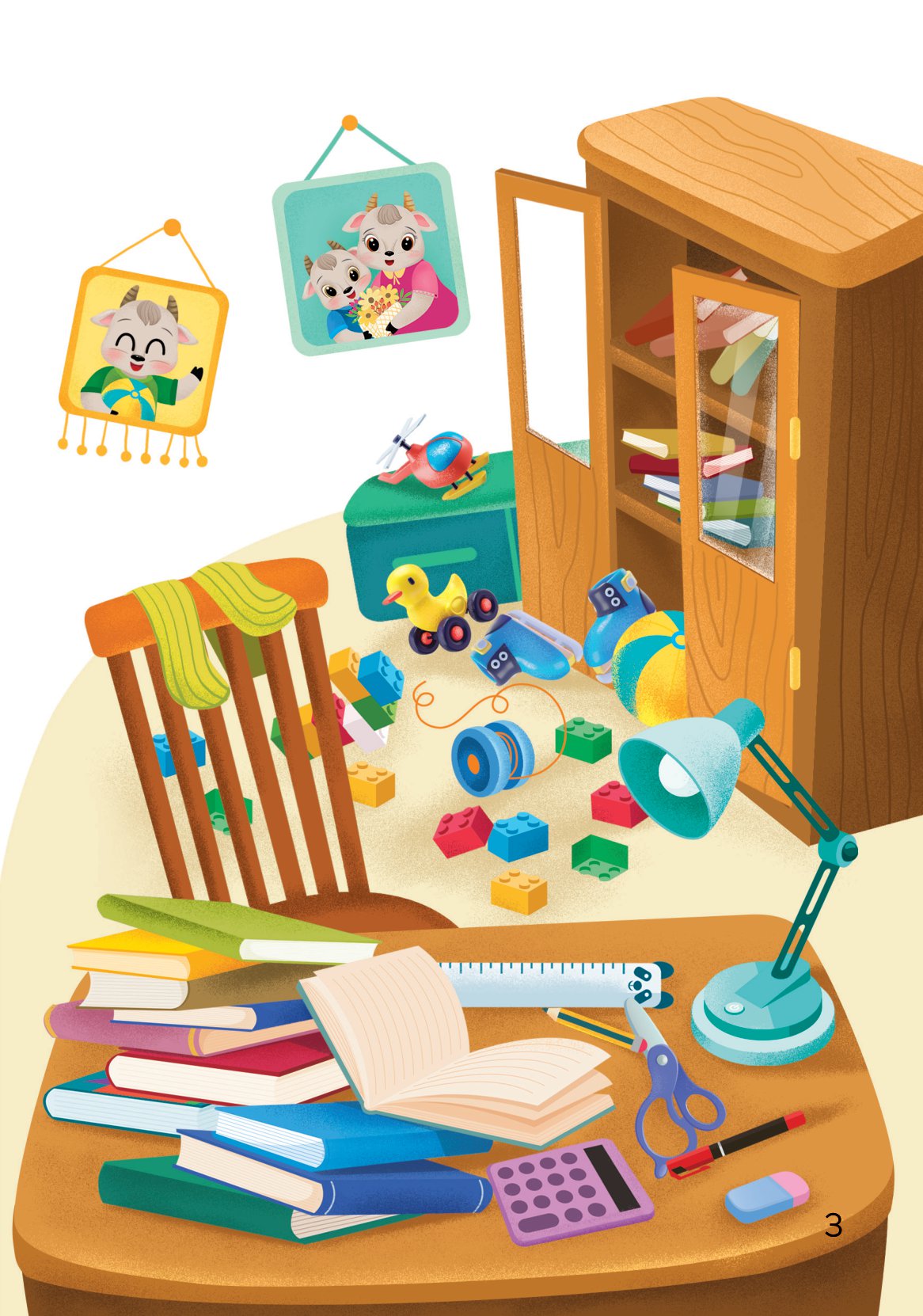 truyện tranh song ngữ việt-anh cho bé - đồ đạc gọn gàng, sẵn sàng sử dụng - you find things more easily when you keep them orderly - Ảnh 4