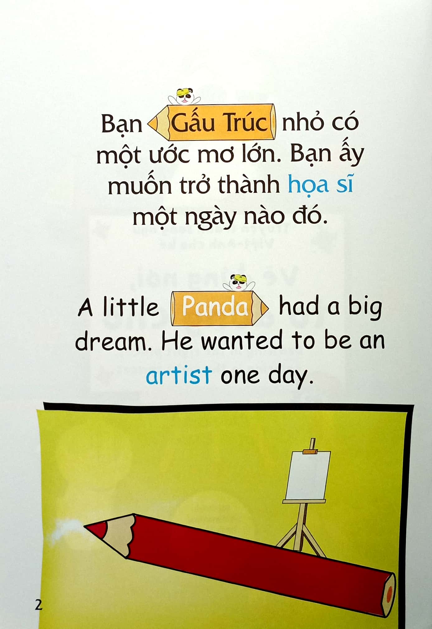 truyện tranh song ngữ việt - anh cho bé - drawing in the right places, coloring in the right spaces - vẽ đúng nơi, tô đúng chỗ - Ảnh 3
