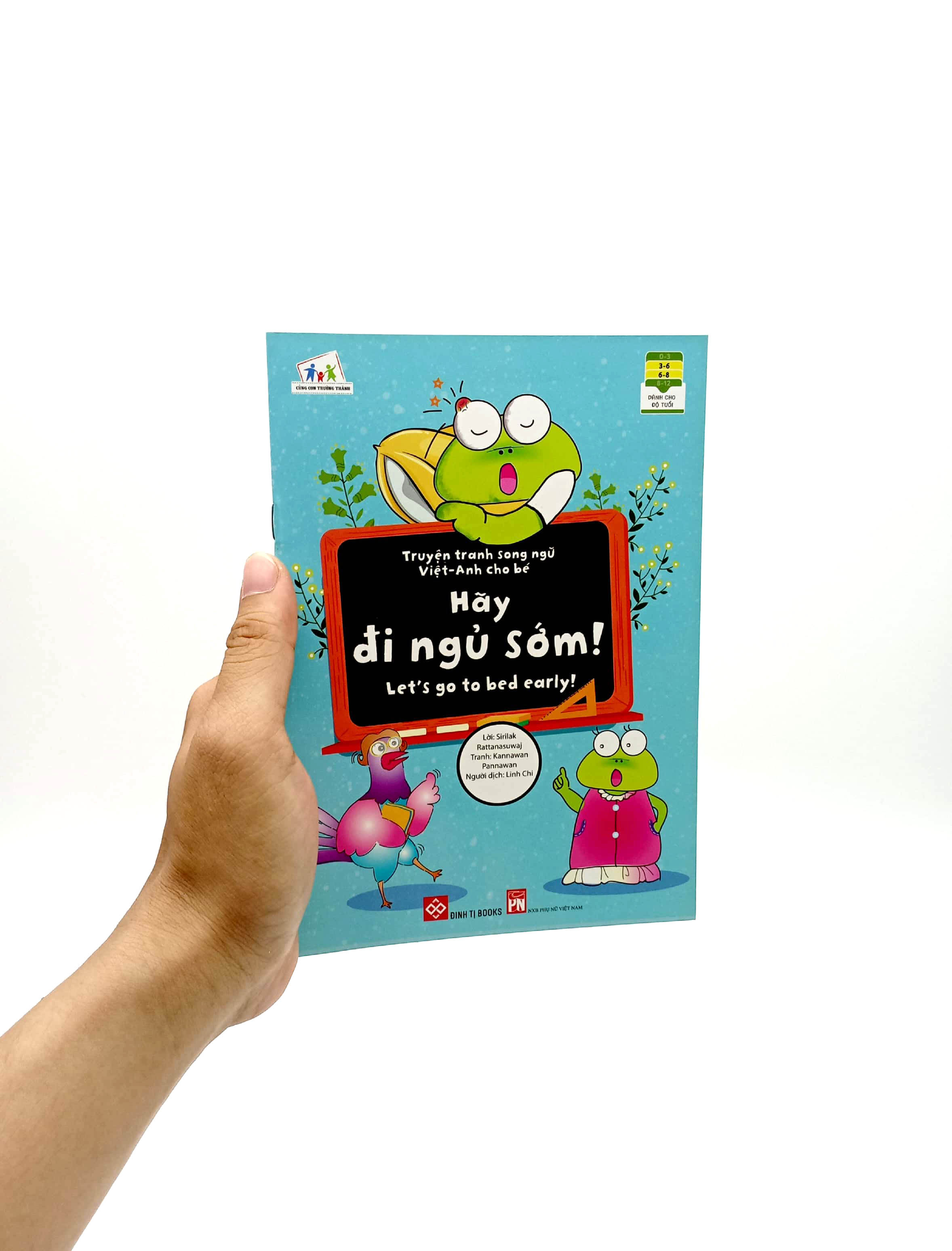 truyện tranh song ngữ việt - anh cho bé - letℹs go to bed early! - hãy đi ngủ sớm! - Ảnh 7