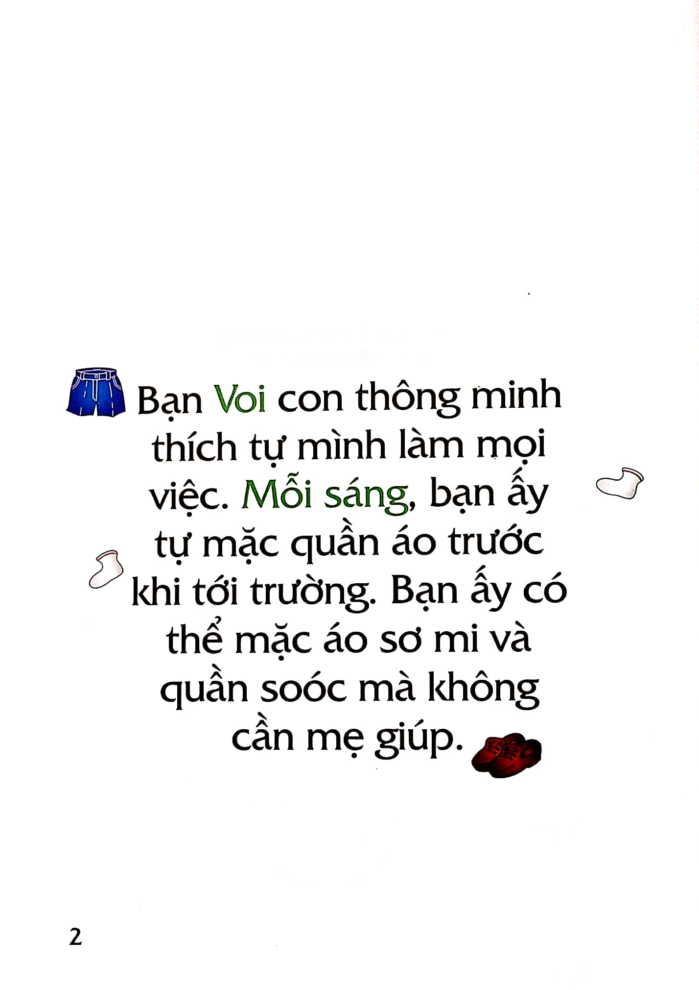 truyện tranh song ngữ việt - anh cho bé - smart babies can get dressed themselves - bé thông minh, bé tự mặc áo quần - Ảnh 3