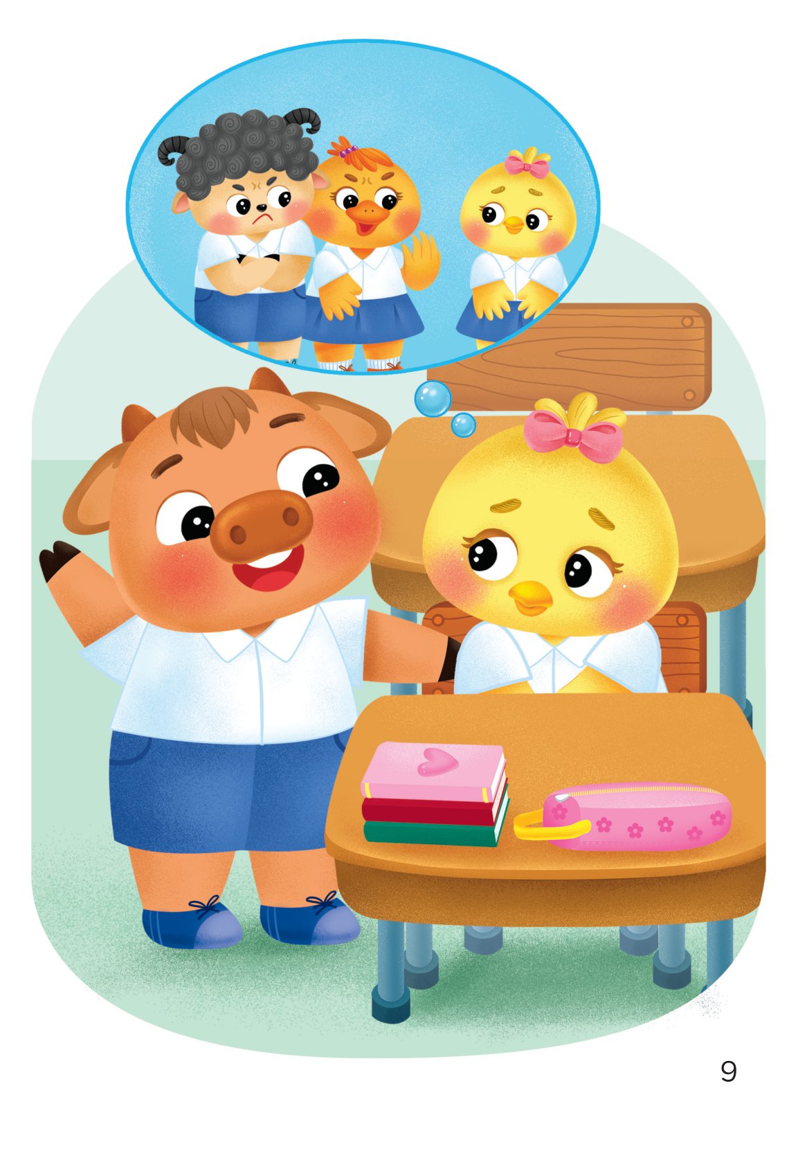 truyện tranh song ngữ việt-anh cho bé - thân thiện hòa đồng, vun trồng tình bạn - being open and sociable, you will have good friends - Ảnh 10