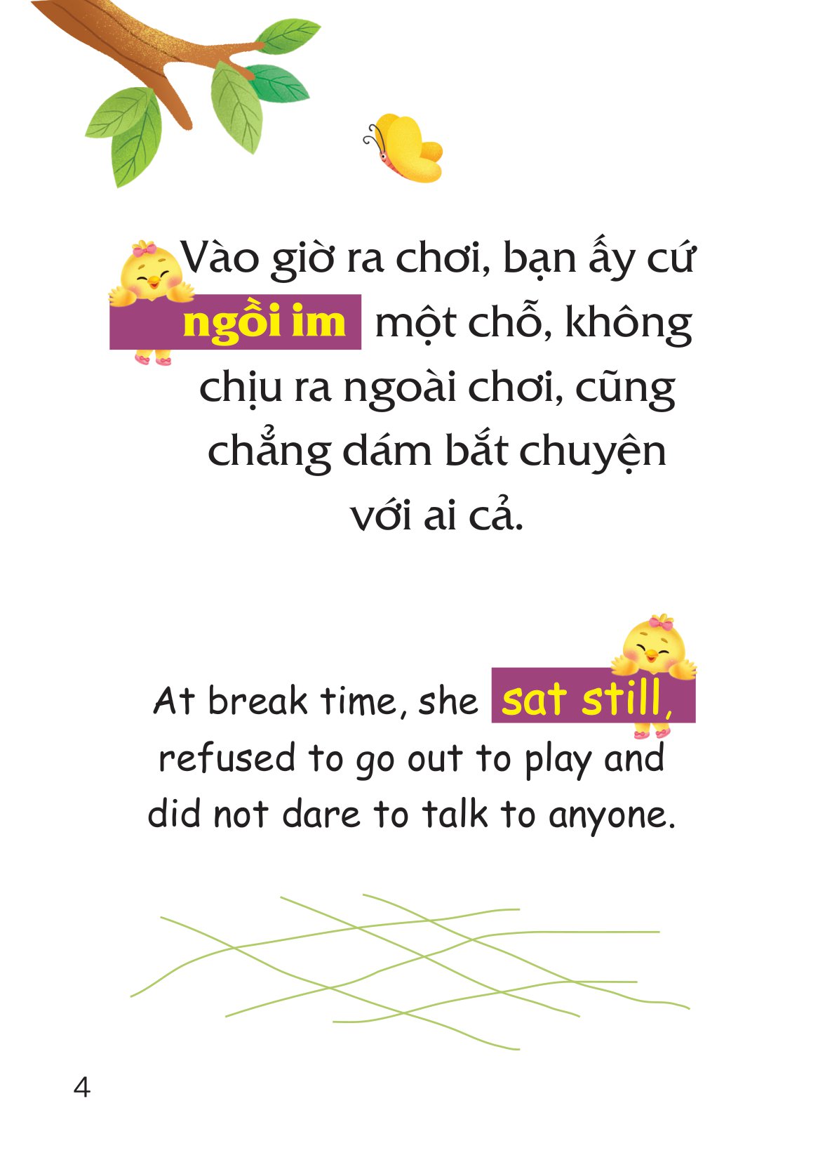truyện tranh song ngữ việt-anh cho bé - thân thiện hòa đồng, vun trồng tình bạn - being open and sociable, you will have good friends - Ảnh 5