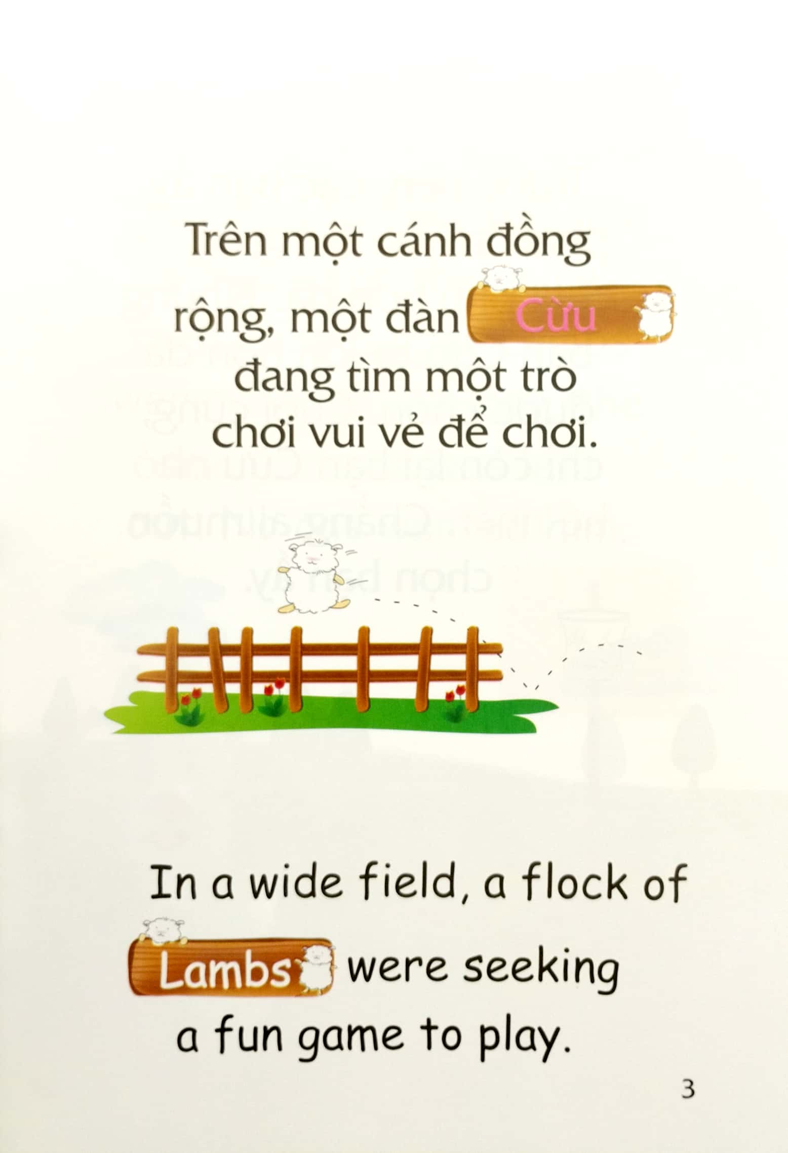 truyện tranh song ngữ việt - anh cho bé - to become tall - để trở nên cao lớn - Ảnh 4