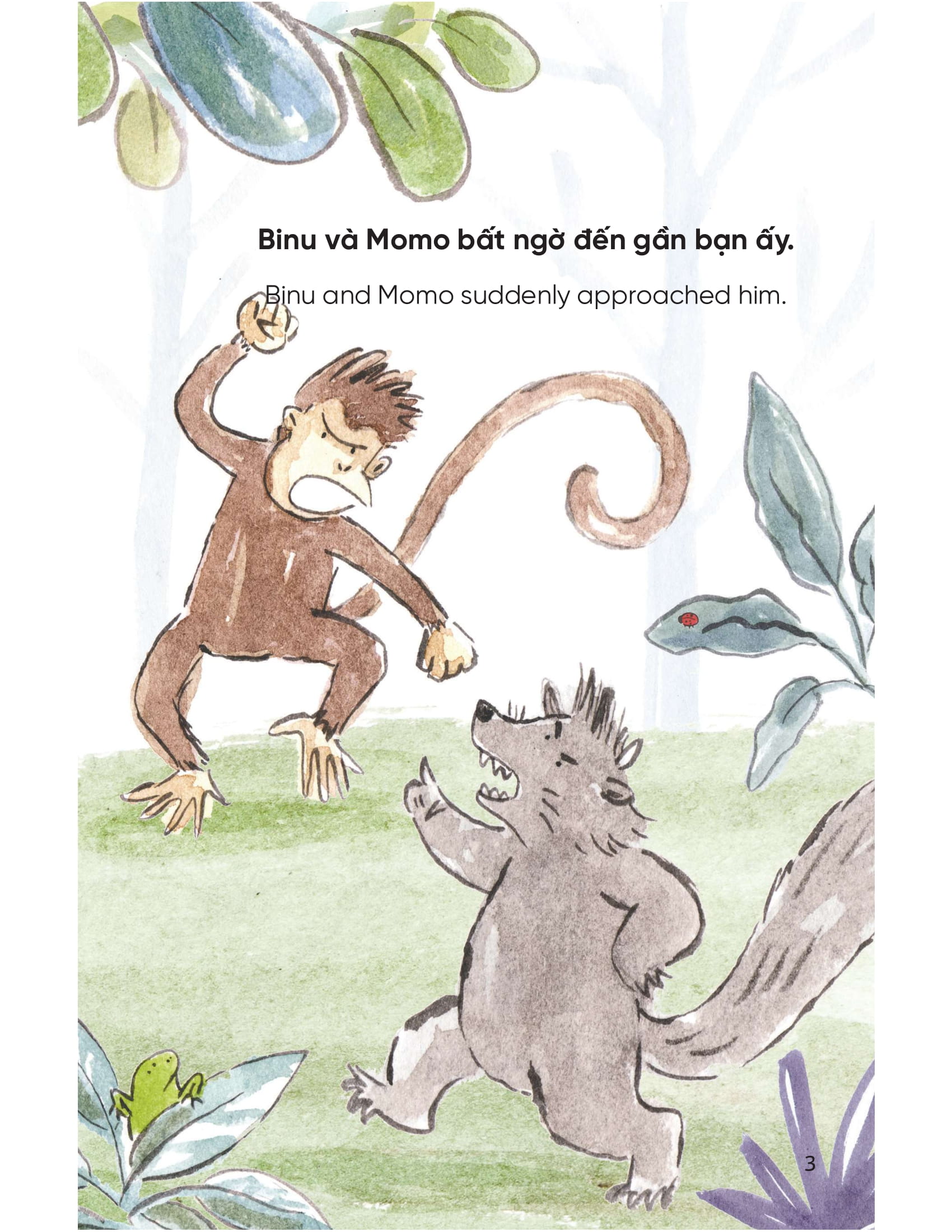 truyện tranh song ngữ việt - anh dành cho trẻ em - cùng học cư xử tốt - bé học cách khiêm tốn - being humble - Ảnh 3