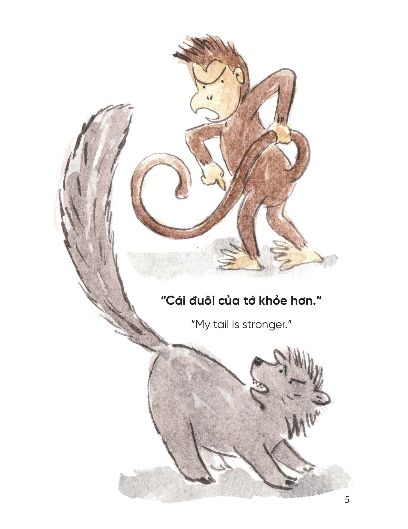 truyện tranh song ngữ việt - anh dành cho trẻ em - cùng học cư xử tốt - bé học cách khiêm tốn - being humble - Ảnh 5