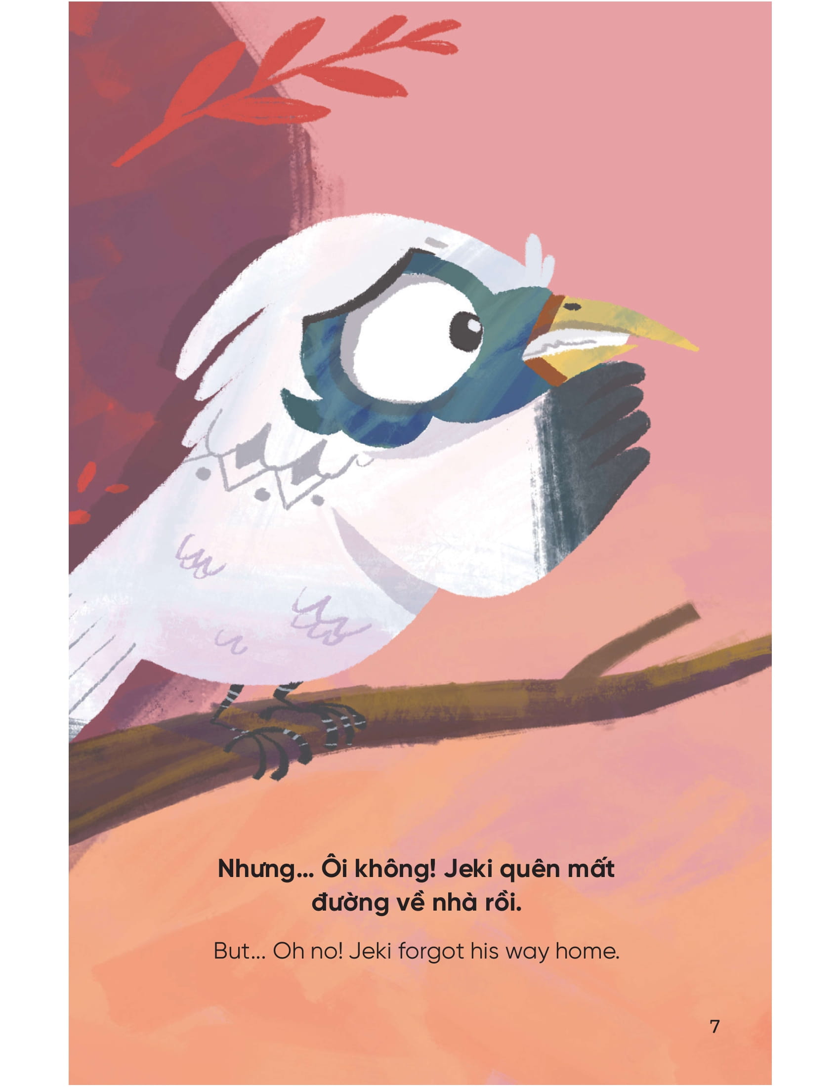 truyện tranh song ngữ việt - anh dành cho trẻ em - cùng học cư xử tốt - bé học cách xin trợ giúp - asking for help - Ảnh 7