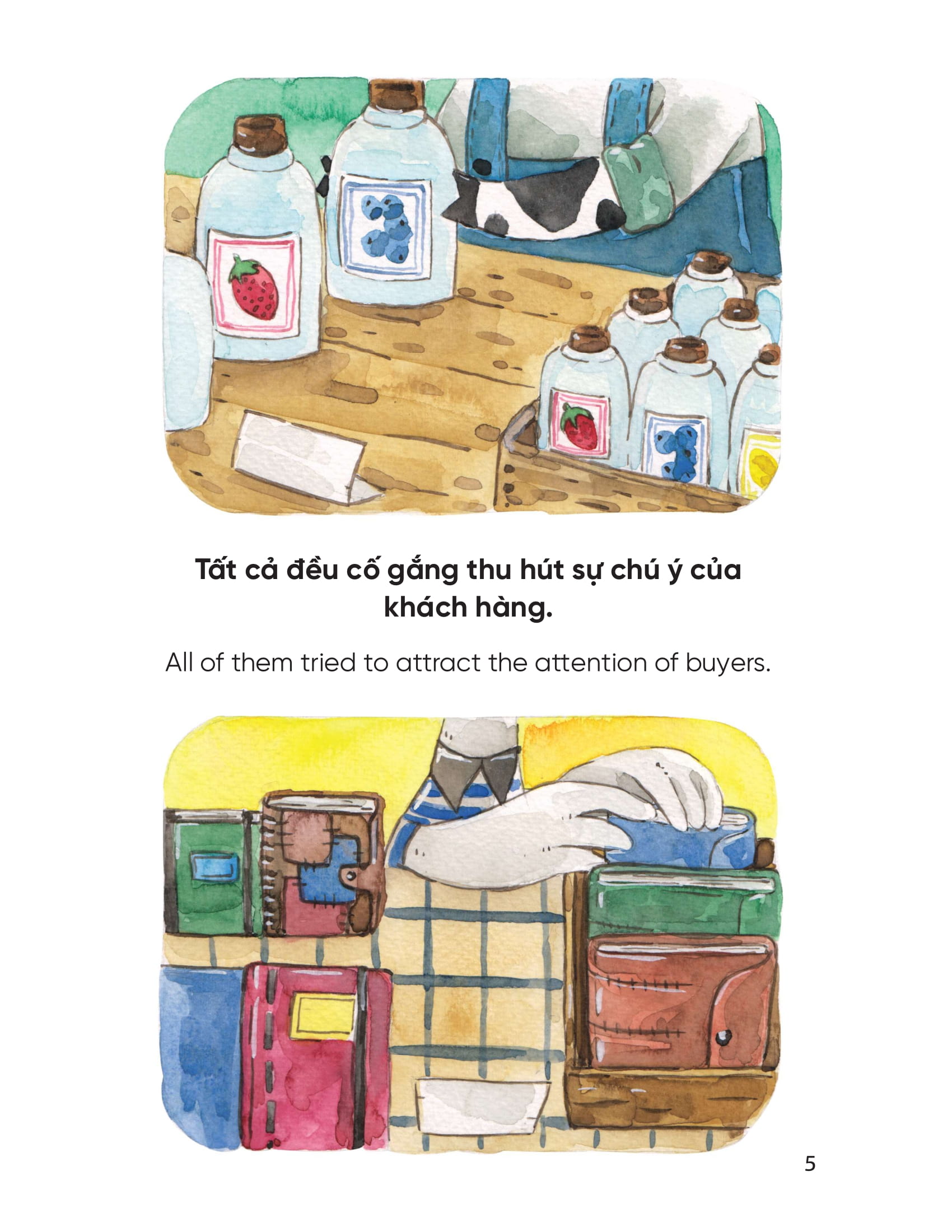 truyện tranh song ngữ việt - anh dành cho trẻ em - cùng học cư xử tốt - bé học cư xử thân thiện, niềm nở - being friendly - Ảnh 5