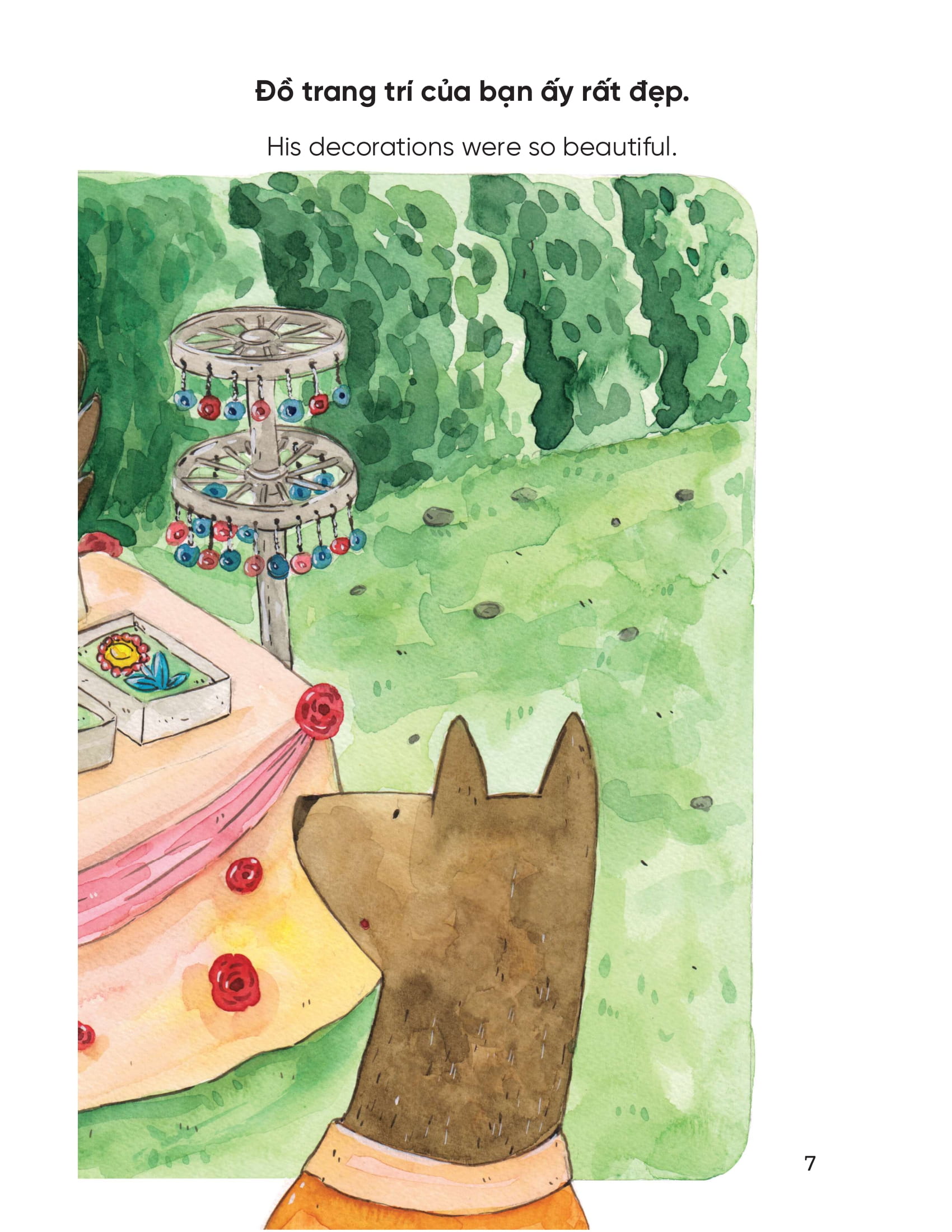 truyện tranh song ngữ việt - anh dành cho trẻ em - cùng học cư xử tốt - bé học cư xử thân thiện, niềm nở - being friendly - Ảnh 7