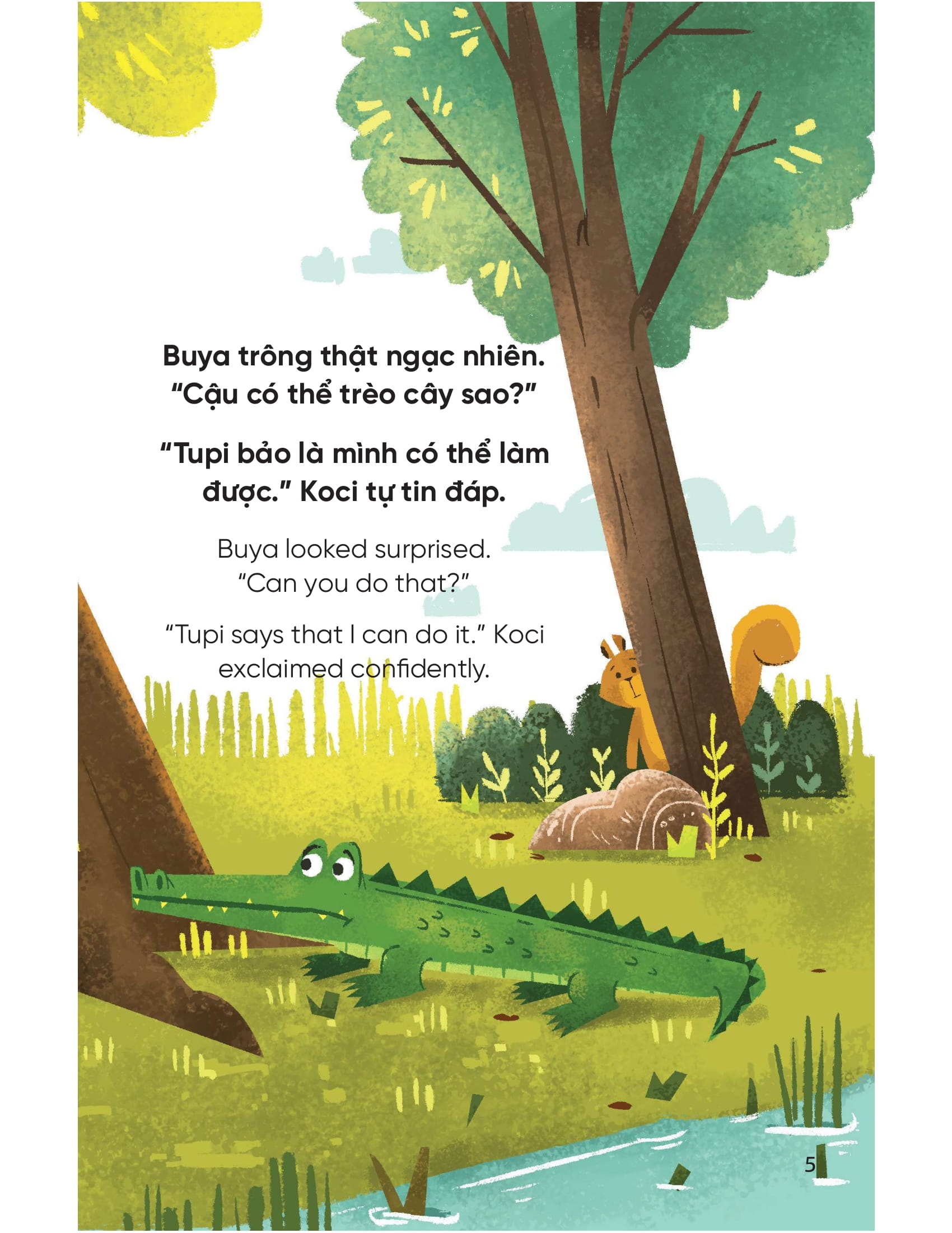 truyện tranh song ngữ việt - anh dành cho trẻ em - cùng học cư xử tốt - bé học nói lời trung thực - telling the truth - Ảnh 5