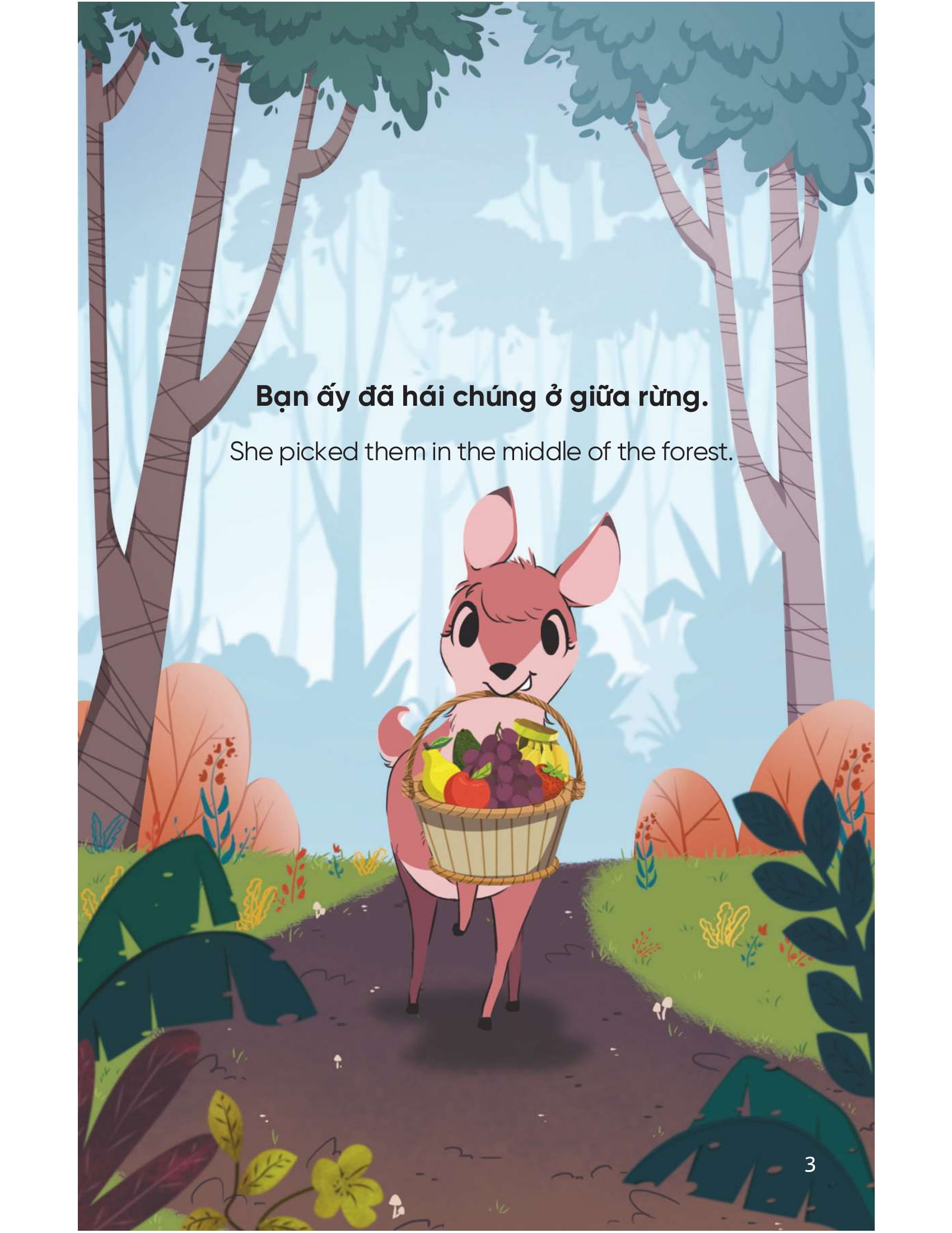 truyện tranh song ngữ việt - anh dành cho trẻ em - cùng học cư xử tốt - bé học sẻ chia - sharing generously - Ảnh 3