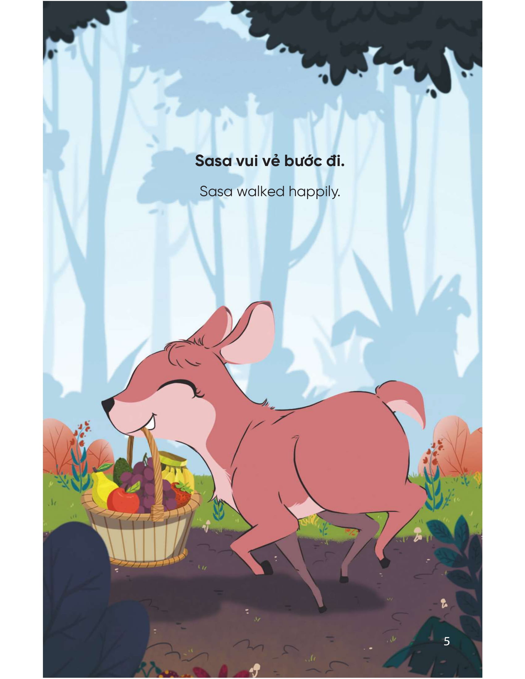 truyện tranh song ngữ việt - anh dành cho trẻ em - cùng học cư xử tốt - bé học sẻ chia - sharing generously - Ảnh 5