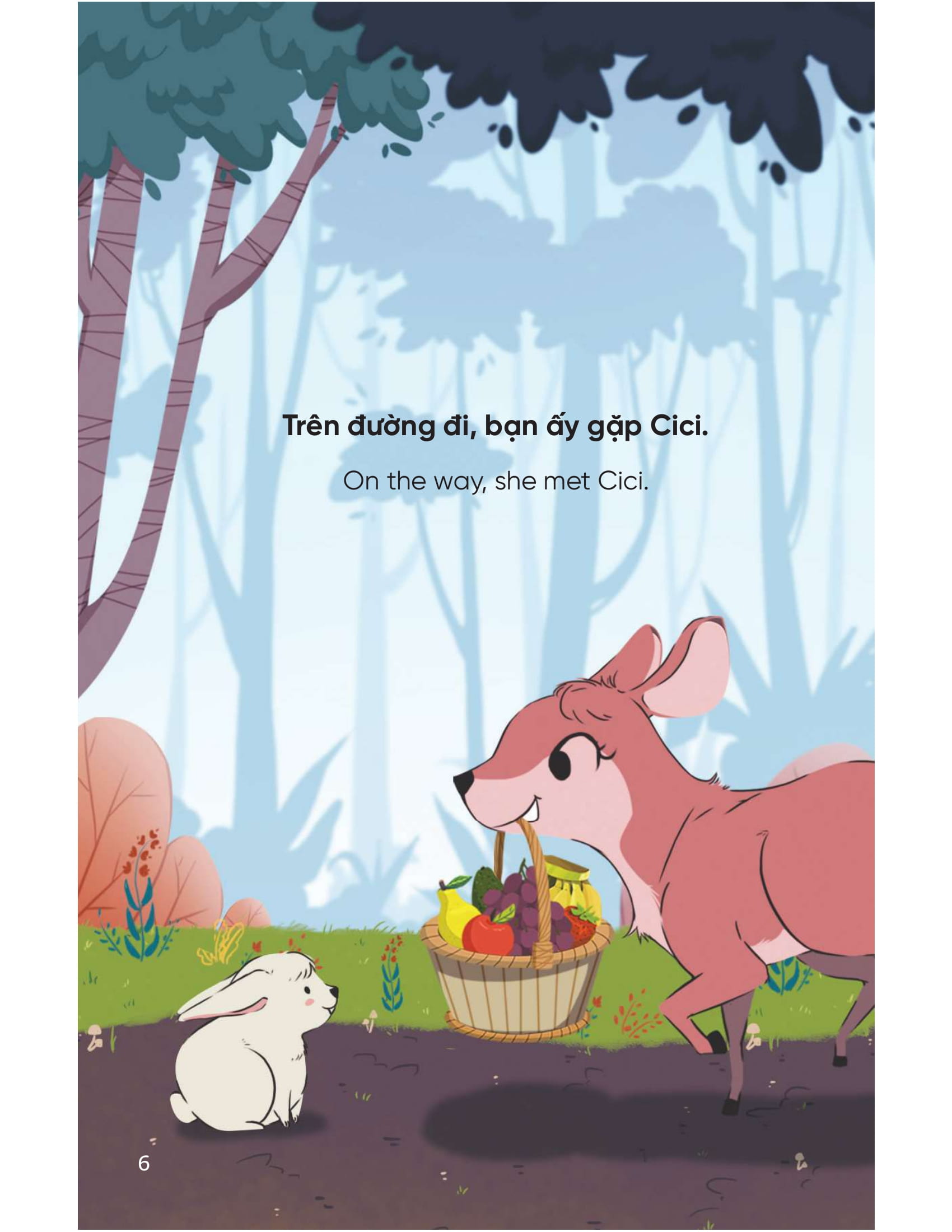truyện tranh song ngữ việt - anh dành cho trẻ em - cùng học cư xử tốt - bé học sẻ chia - sharing generously - Ảnh 6