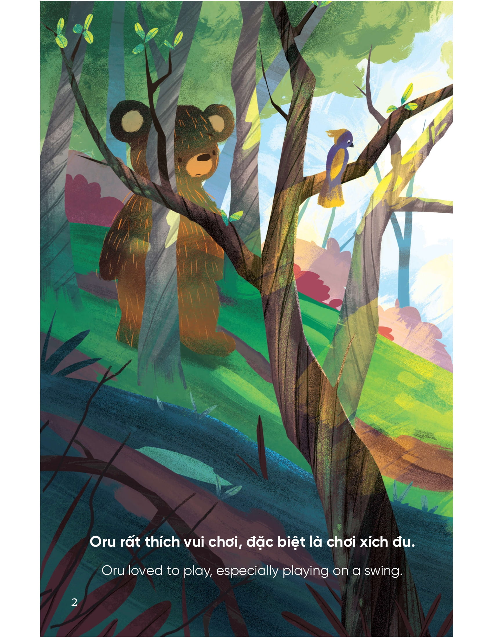 truyện tranh song ngữ việt - anh dành cho trẻ em - cùng học cư xử tốt - bé học tính kiên trì - being persistent - Ảnh 2