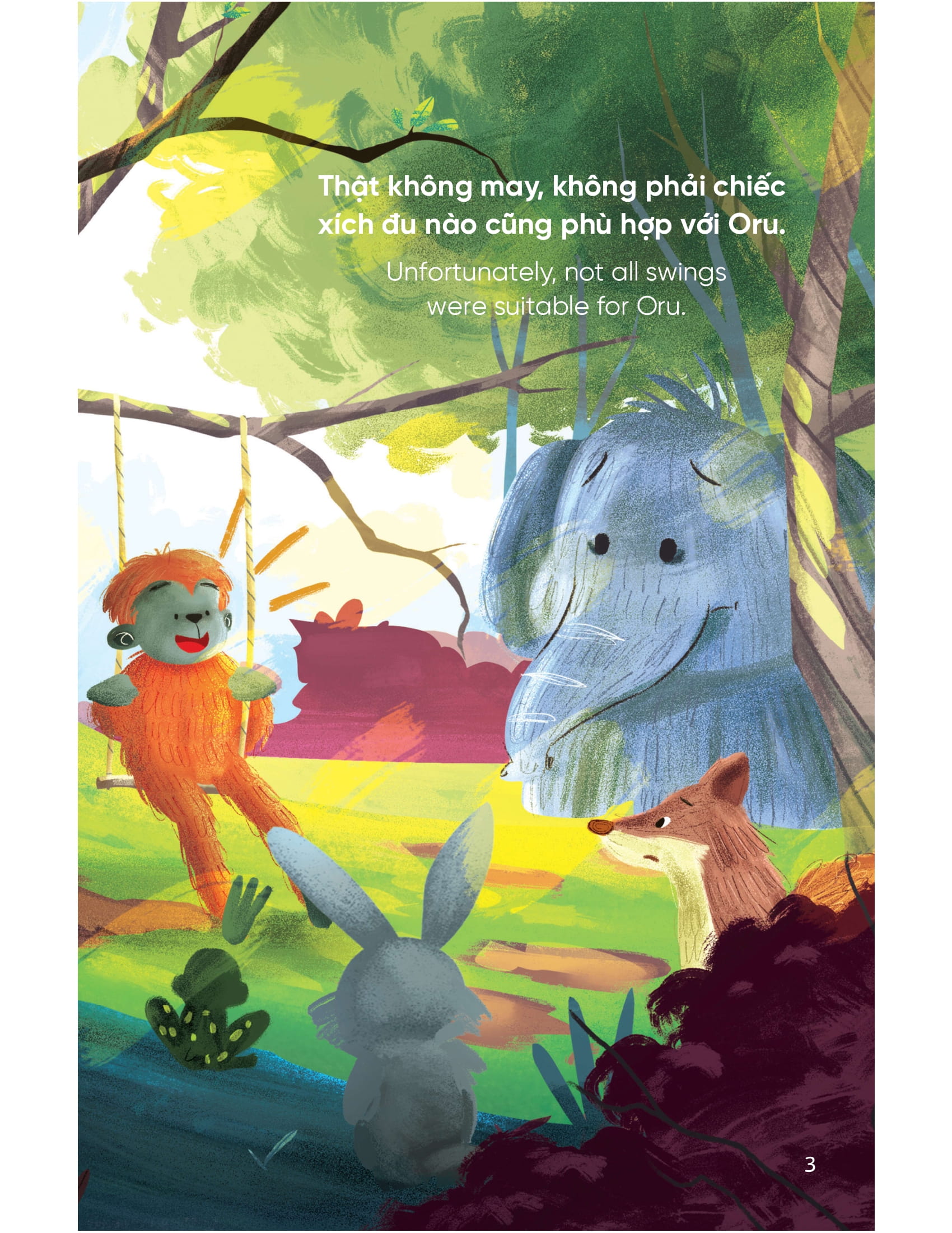 truyện tranh song ngữ việt - anh dành cho trẻ em - cùng học cư xử tốt - bé học tính kiên trì - being persistent - Ảnh 3