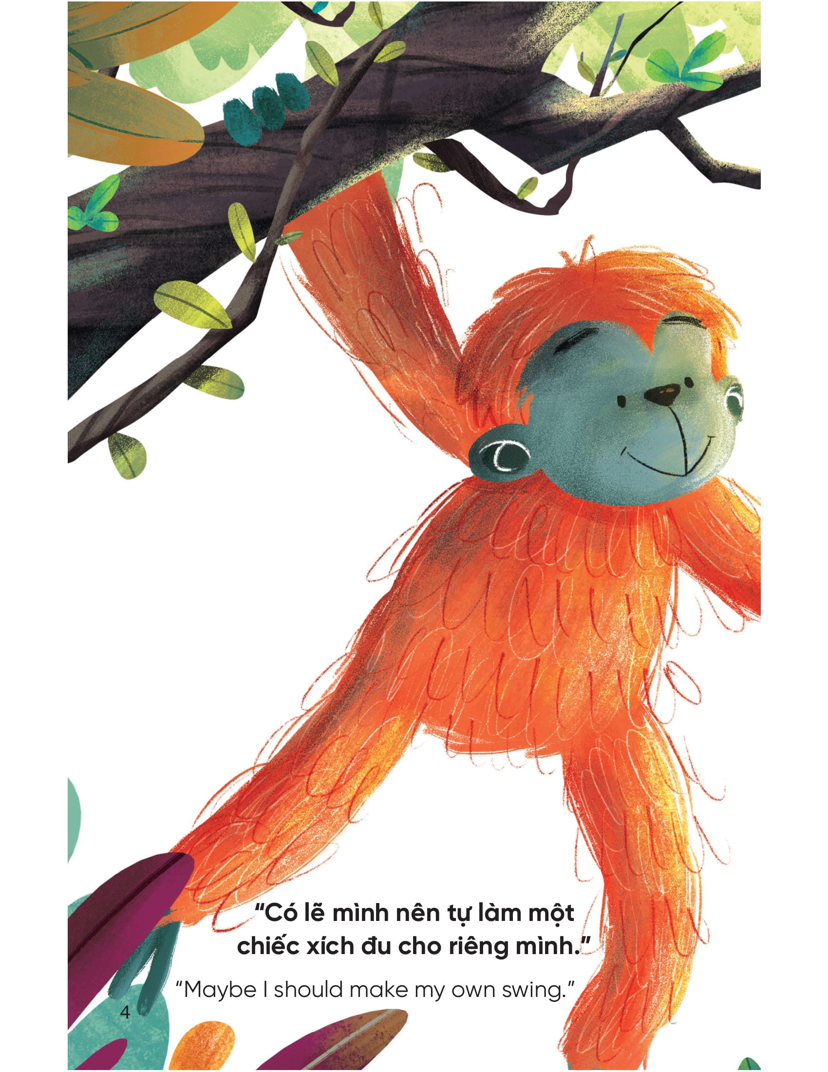 truyện tranh song ngữ việt - anh dành cho trẻ em - cùng học cư xử tốt - bé học tính kiên trì - being persistent - Ảnh 4