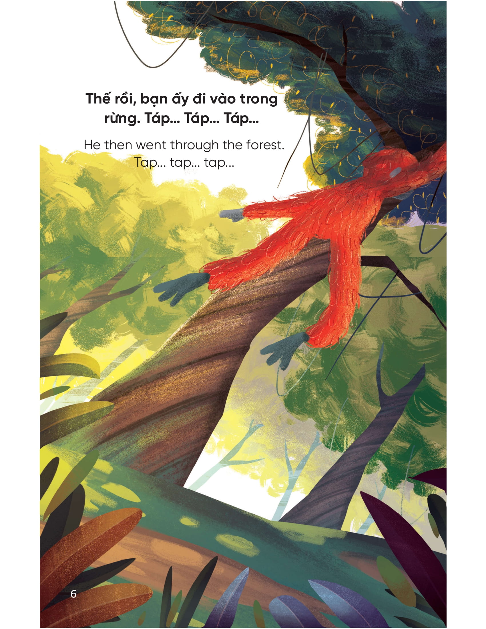 truyện tranh song ngữ việt - anh dành cho trẻ em - cùng học cư xử tốt - bé học tính kiên trì - being persistent - Ảnh 6