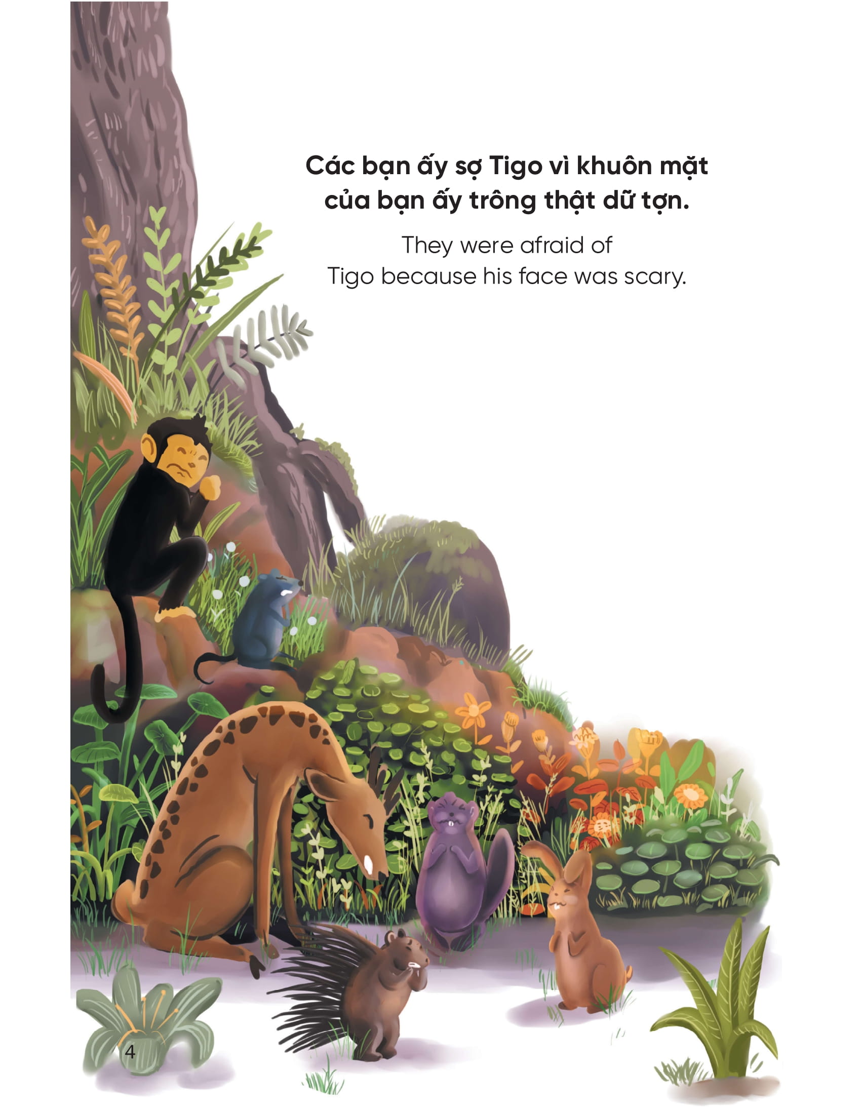 truyện tranh song ngữ việt - anh dành cho trẻ em - cùng học cư xử tốt - bé học yêu thương mọi người - being compassionate - Ảnh 4