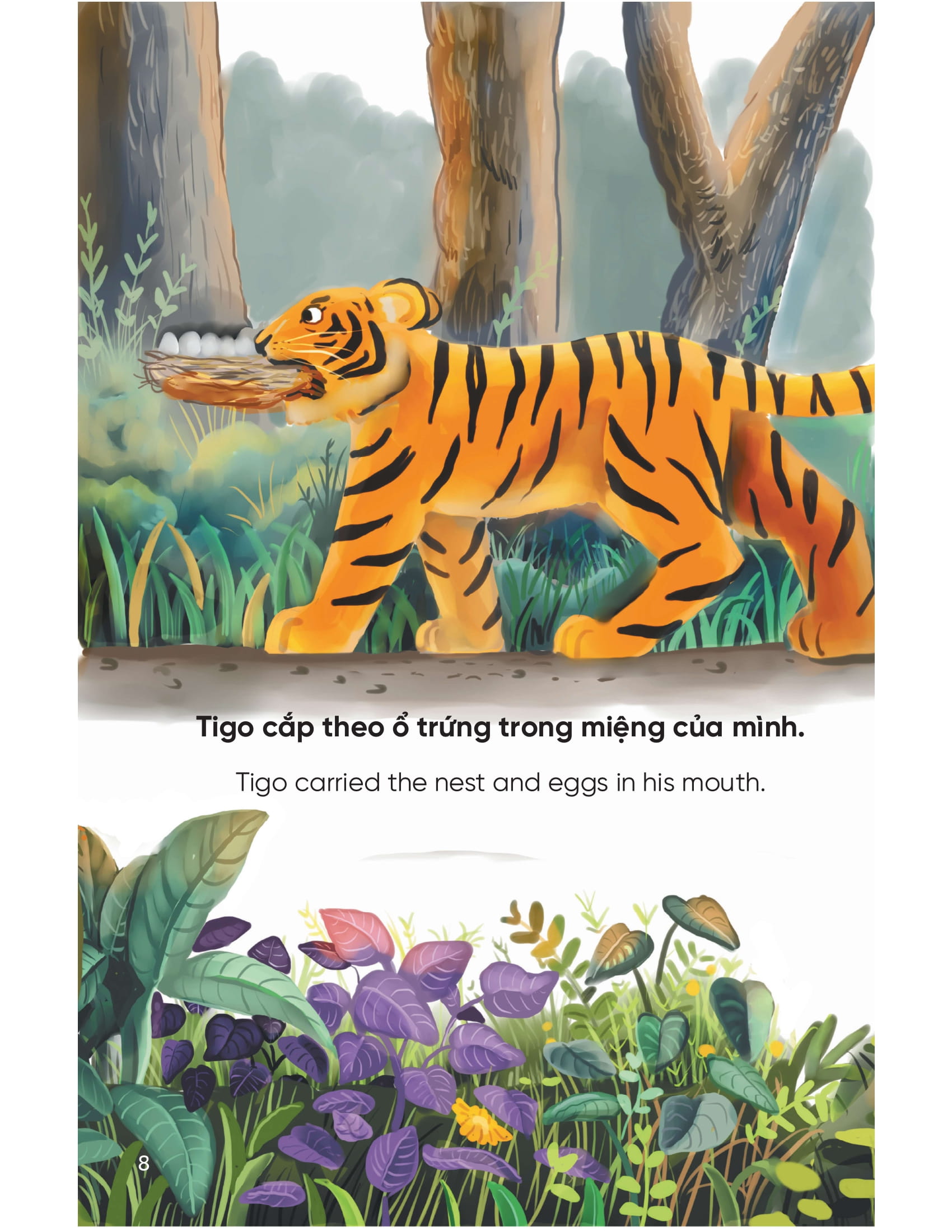 truyện tranh song ngữ việt - anh dành cho trẻ em - cùng học cư xử tốt - bé học yêu thương mọi người - being compassionate - Ảnh 8