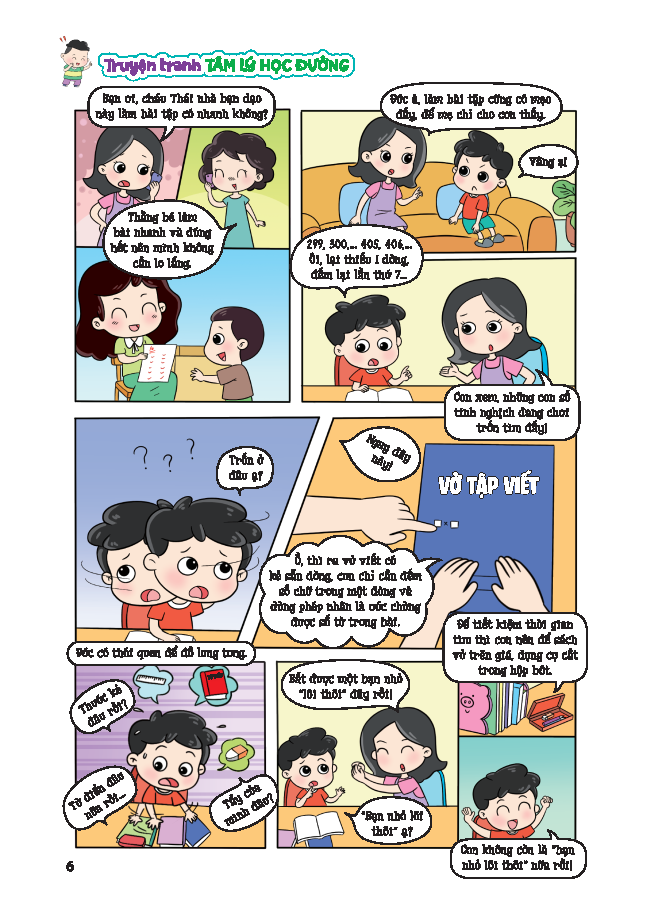 truyện tranh tâm lý học đường - bí quyết học tập bứt phá - Ảnh 6