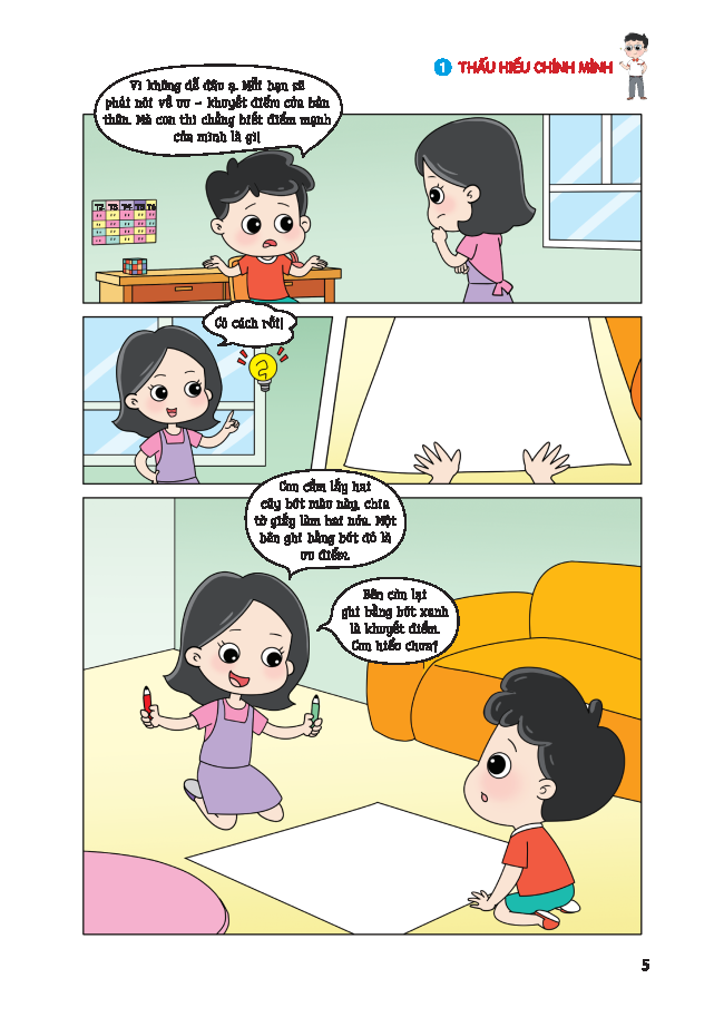 truyện tranh tâm lý học đường - xây dựng niềm tin vào bản thân - Ảnh 6