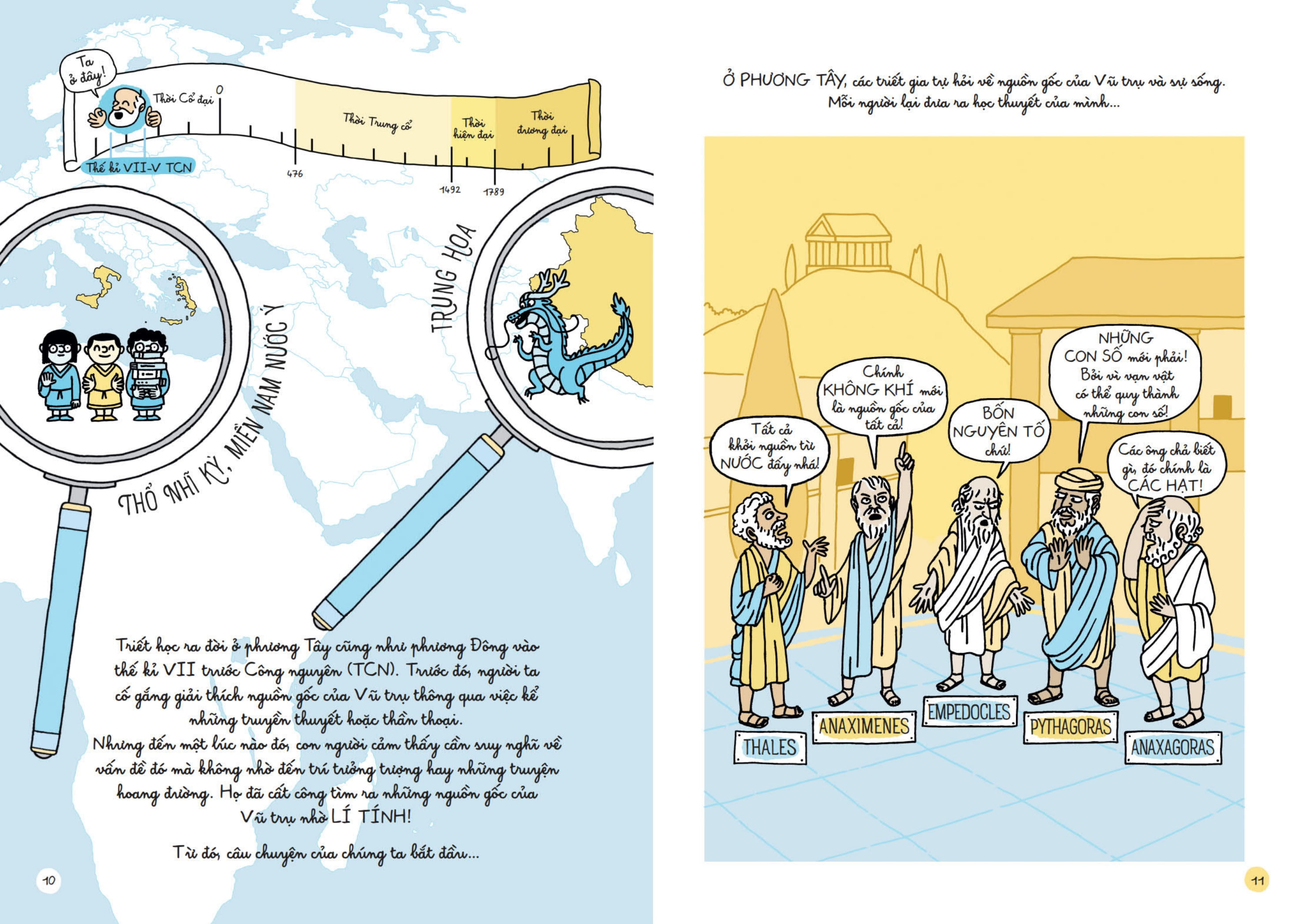 truyện tranh triết học cho trẻ em, và cả… cho người lớn - các nhà hiền triết bất kham - Ảnh 5