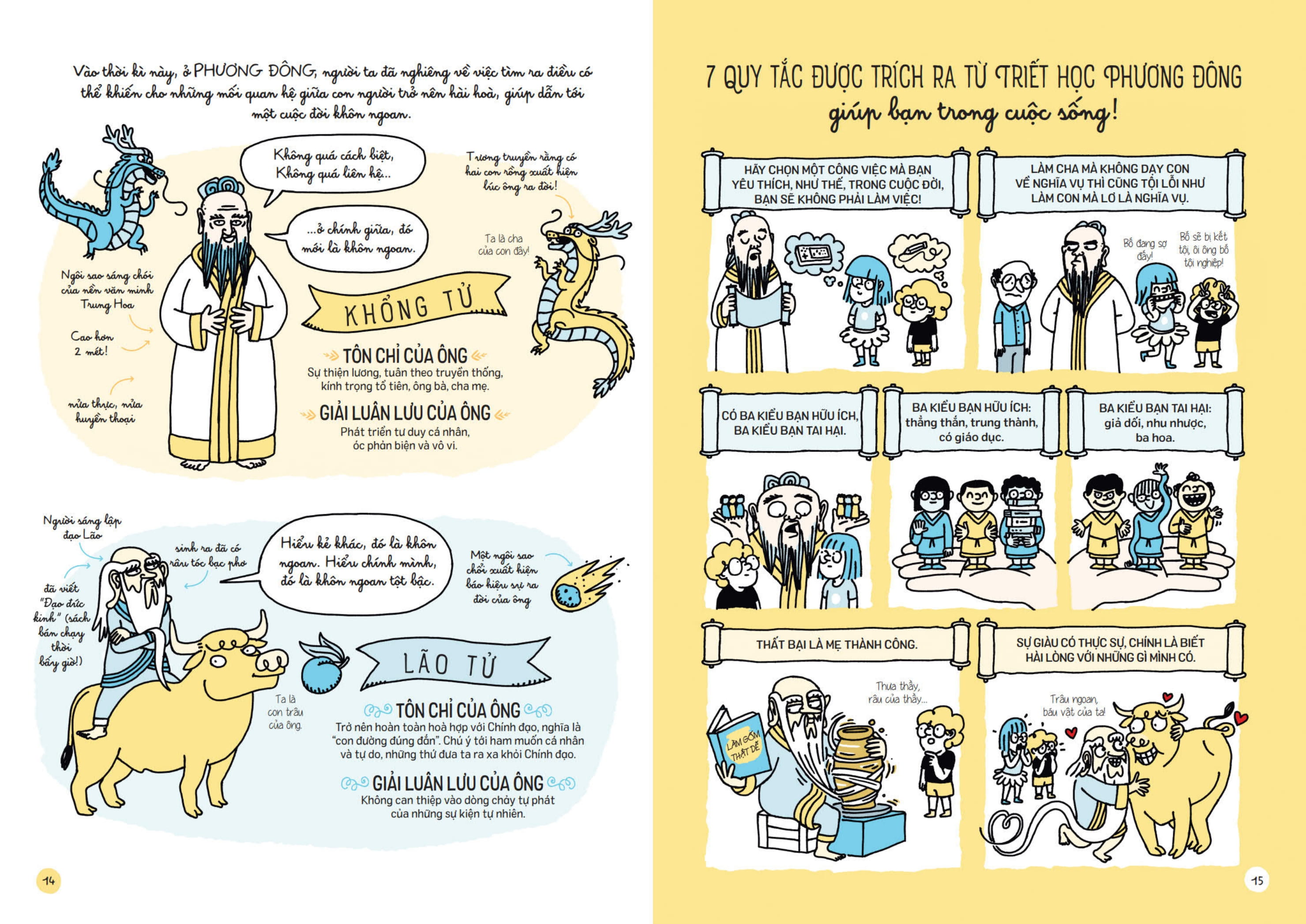 truyện tranh triết học cho trẻ em, và cả… cho người lớn - các nhà hiền triết bất kham - Ảnh 7