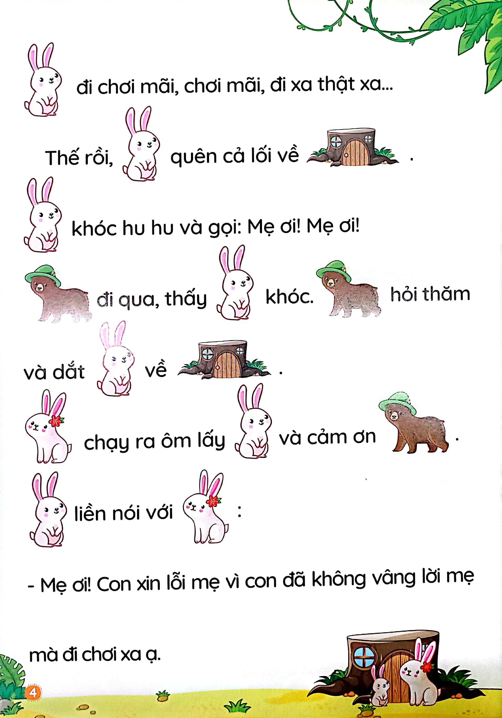 truyện tranh tư duy cho bé - những câu chuyện dạy con luôn ngoan ngoãn, vâng lời cha mẹ - Ảnh 5