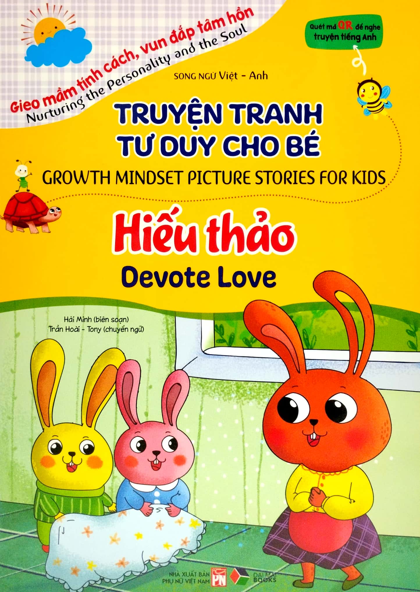 truyện tranh tư duy cho bé - song ngữ việt-anh - hiếu thảo - Ảnh 2