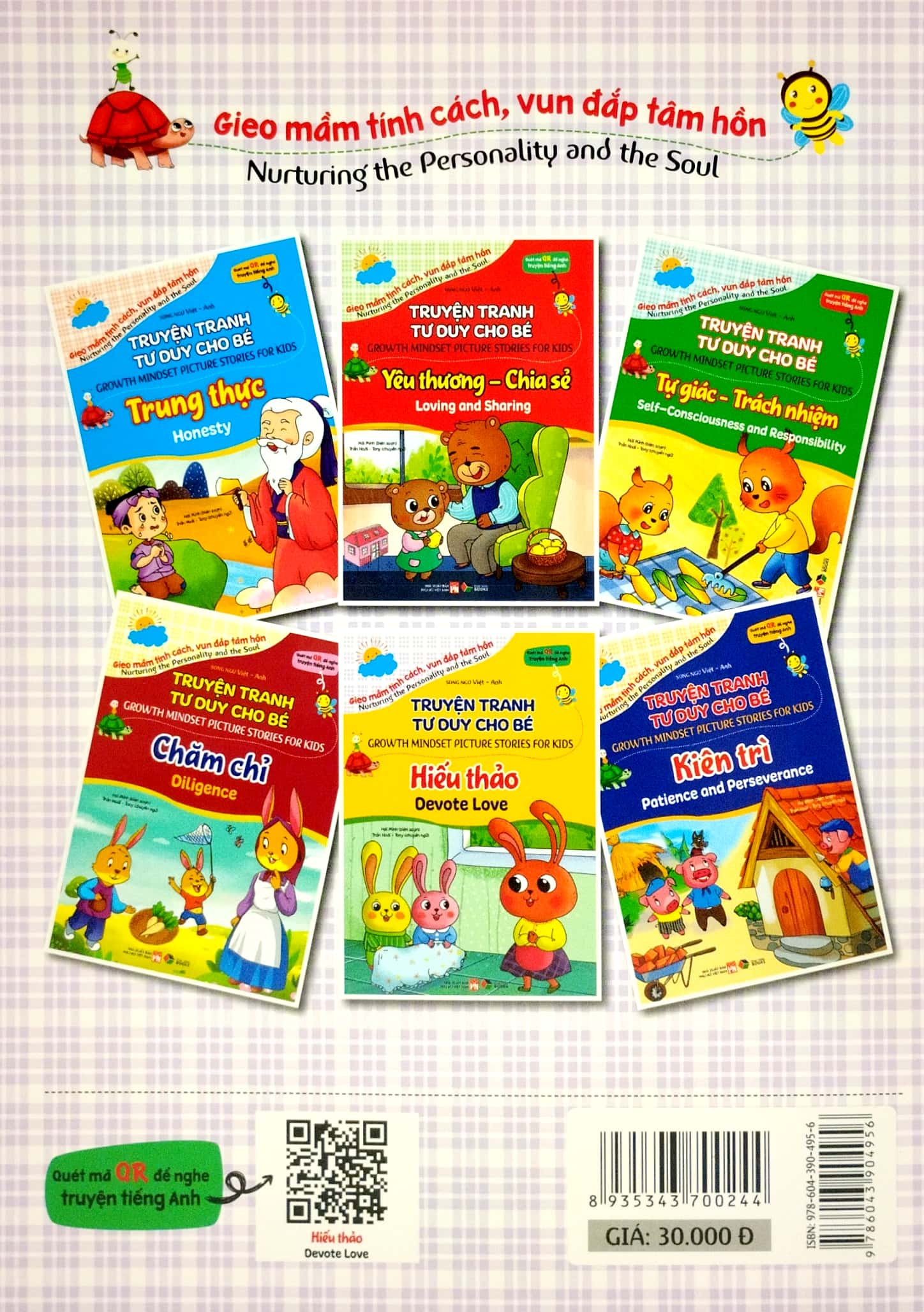 truyện tranh tư duy cho bé - song ngữ việt-anh - hiếu thảo - Ảnh 6