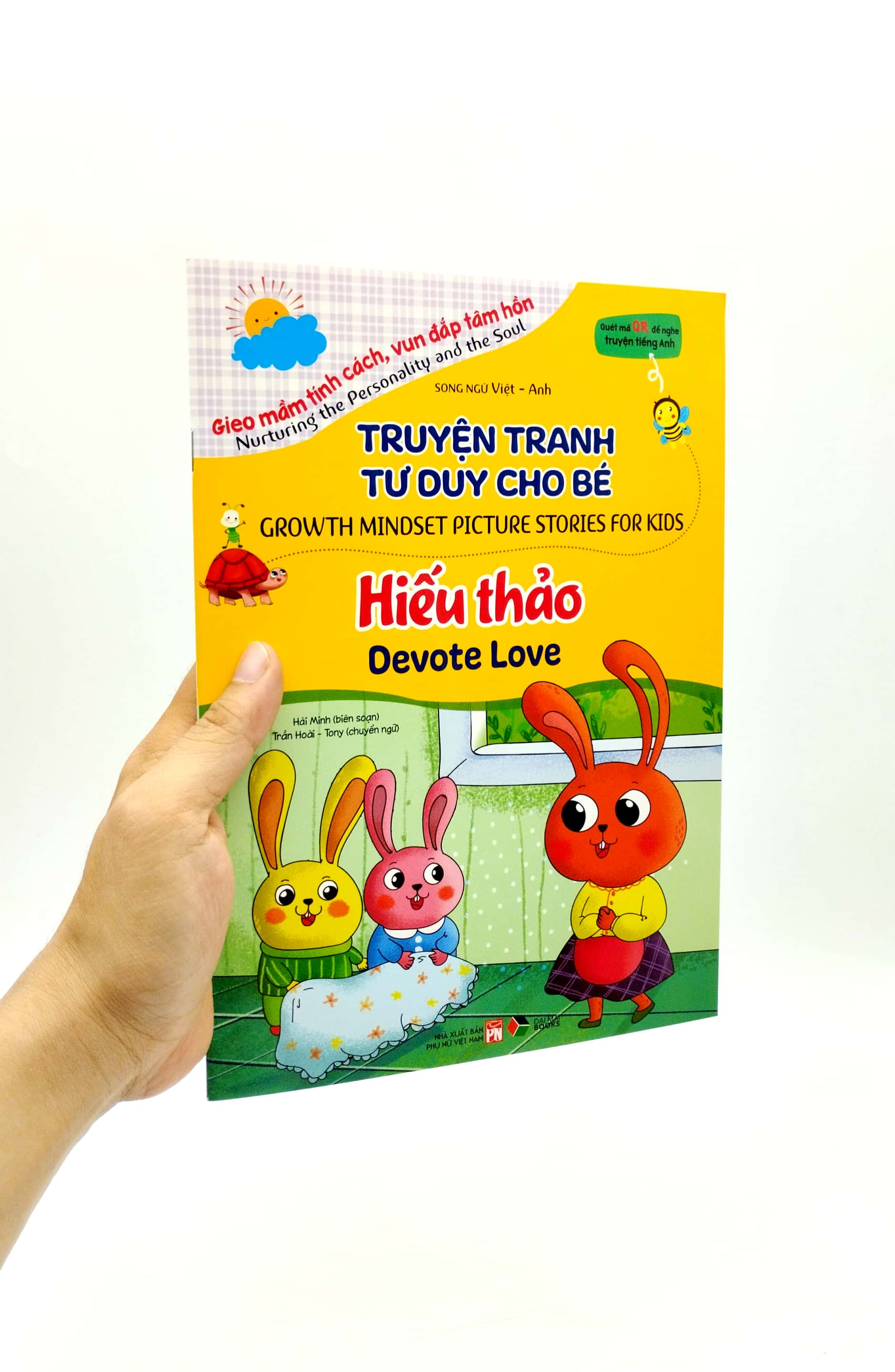 truyện tranh tư duy cho bé - song ngữ việt-anh - hiếu thảo - Ảnh 7