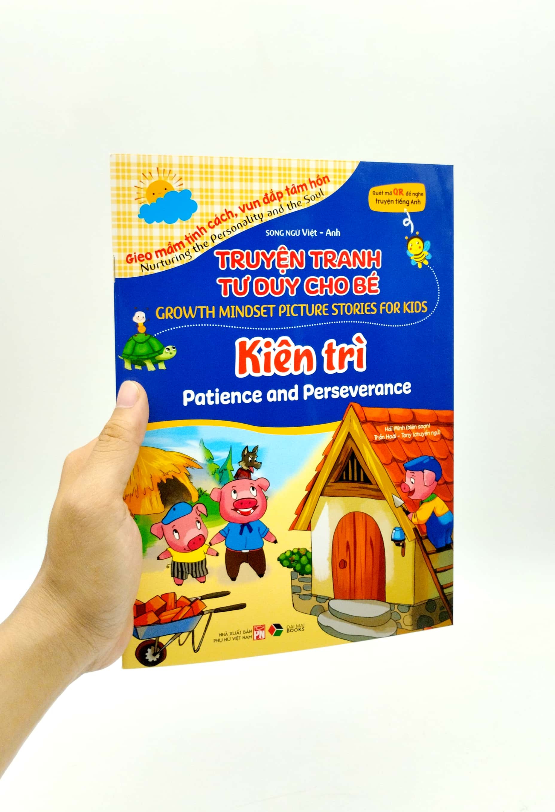 truyện tranh tư duy cho bé - song ngữ việt-anh - kiên trì - Ảnh 7