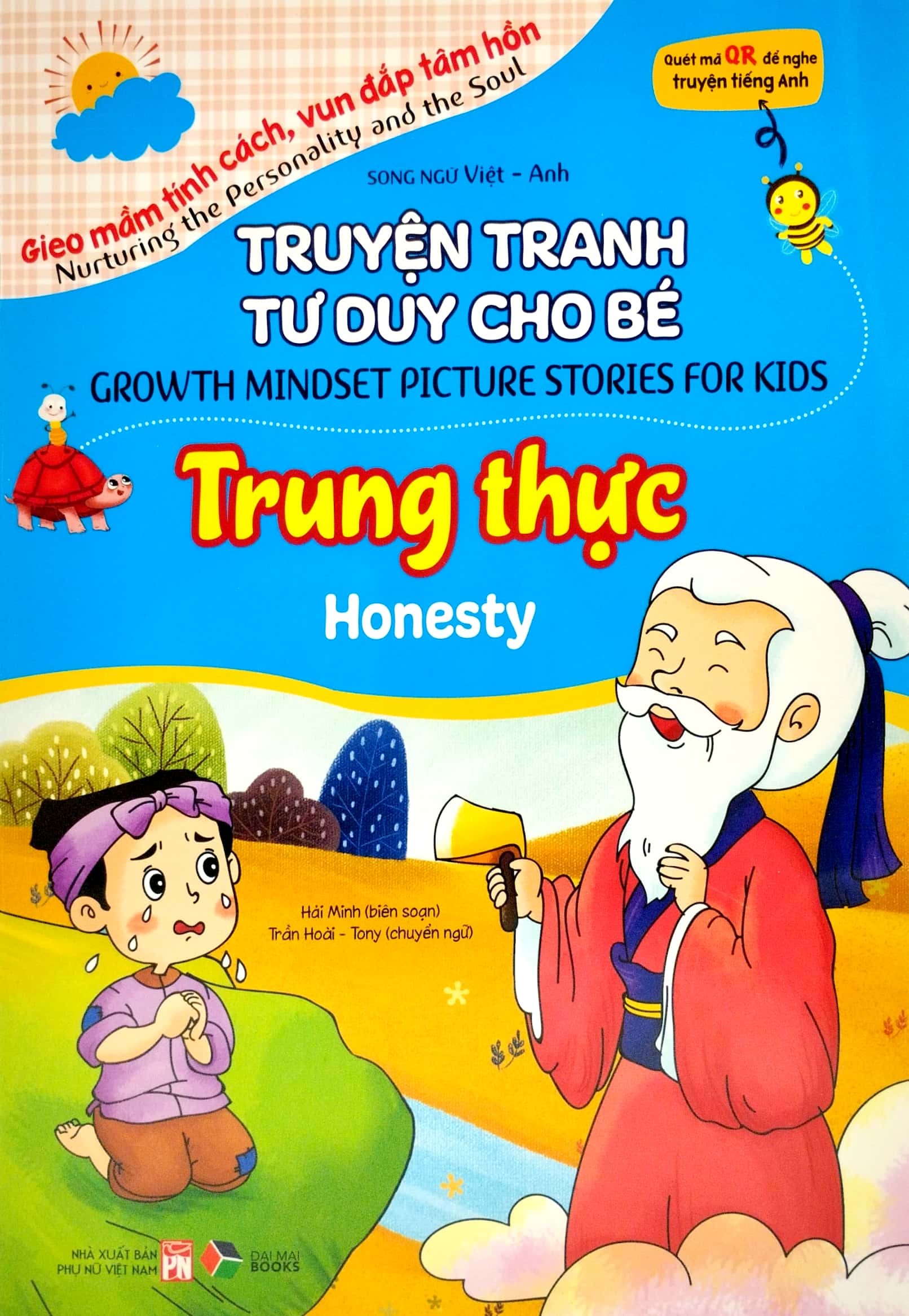 truyện tranh tư duy cho bé - song ngữ việt-anh - trung thực - Ảnh 2