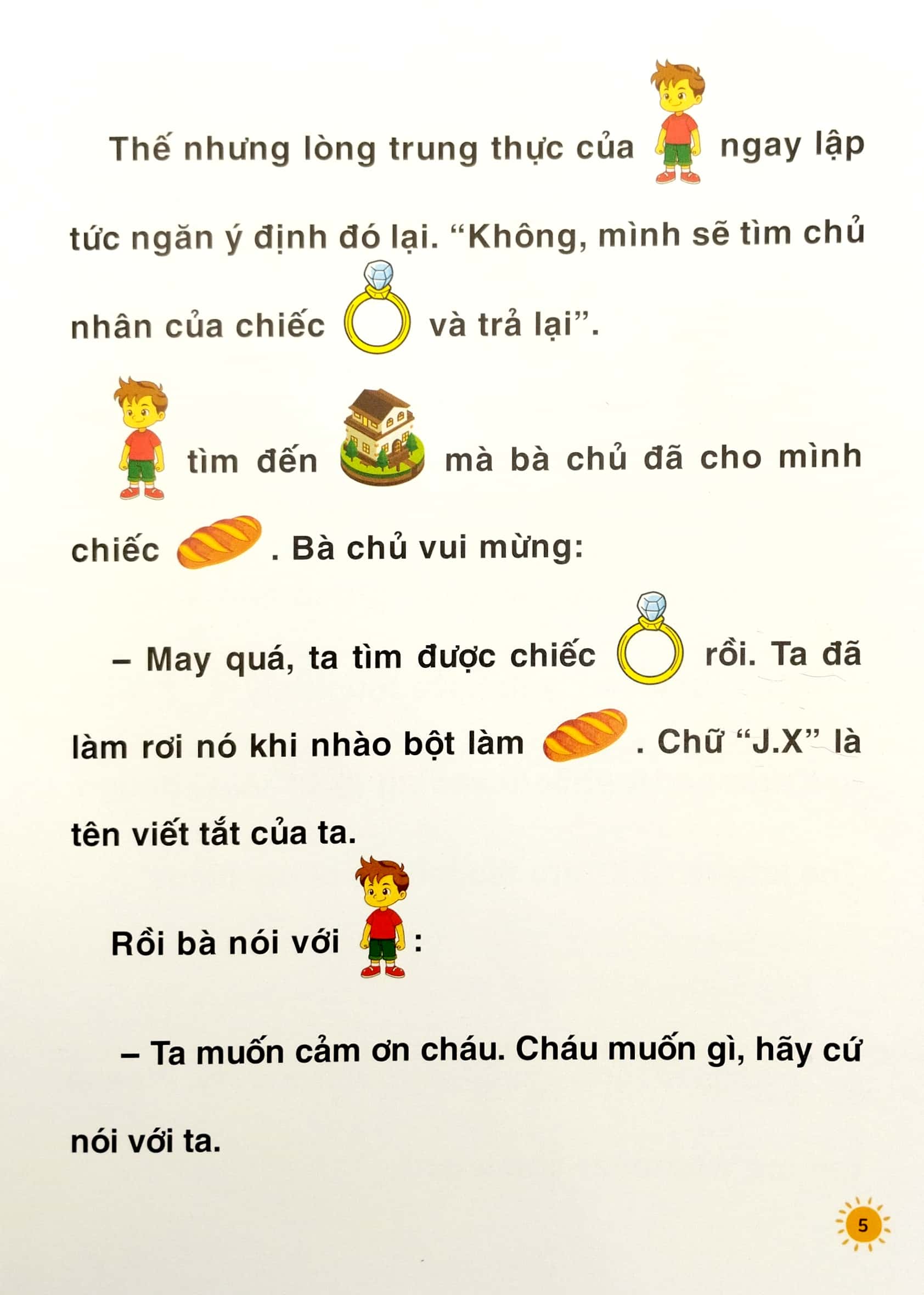 truyện tranh tư duy cho bé - song ngữ việt-anh - trung thực - Ảnh 5