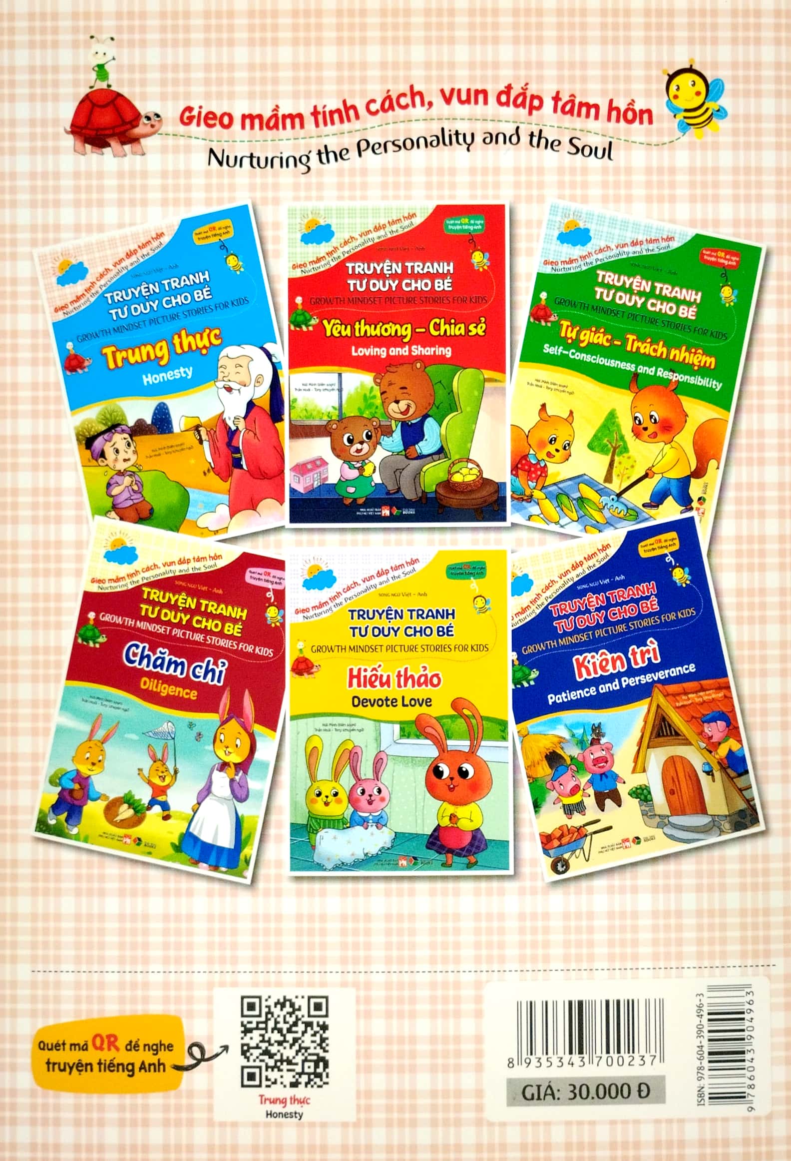 truyện tranh tư duy cho bé - song ngữ việt-anh - trung thực - Ảnh 6