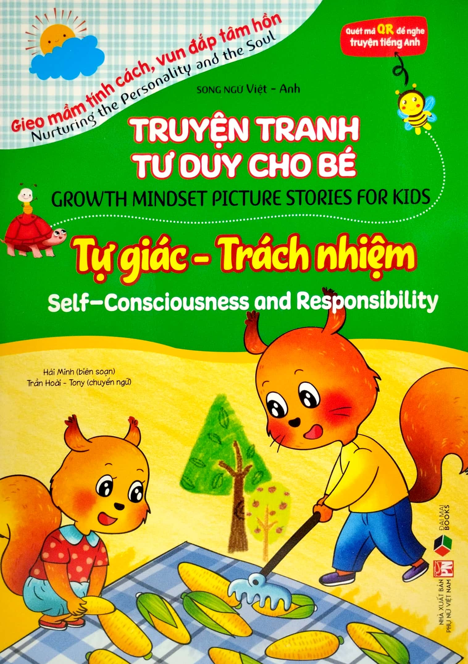 truyện tranh tư duy cho bé - song ngữ việt-anh - tự giác và trách nhiệm - Ảnh 2
