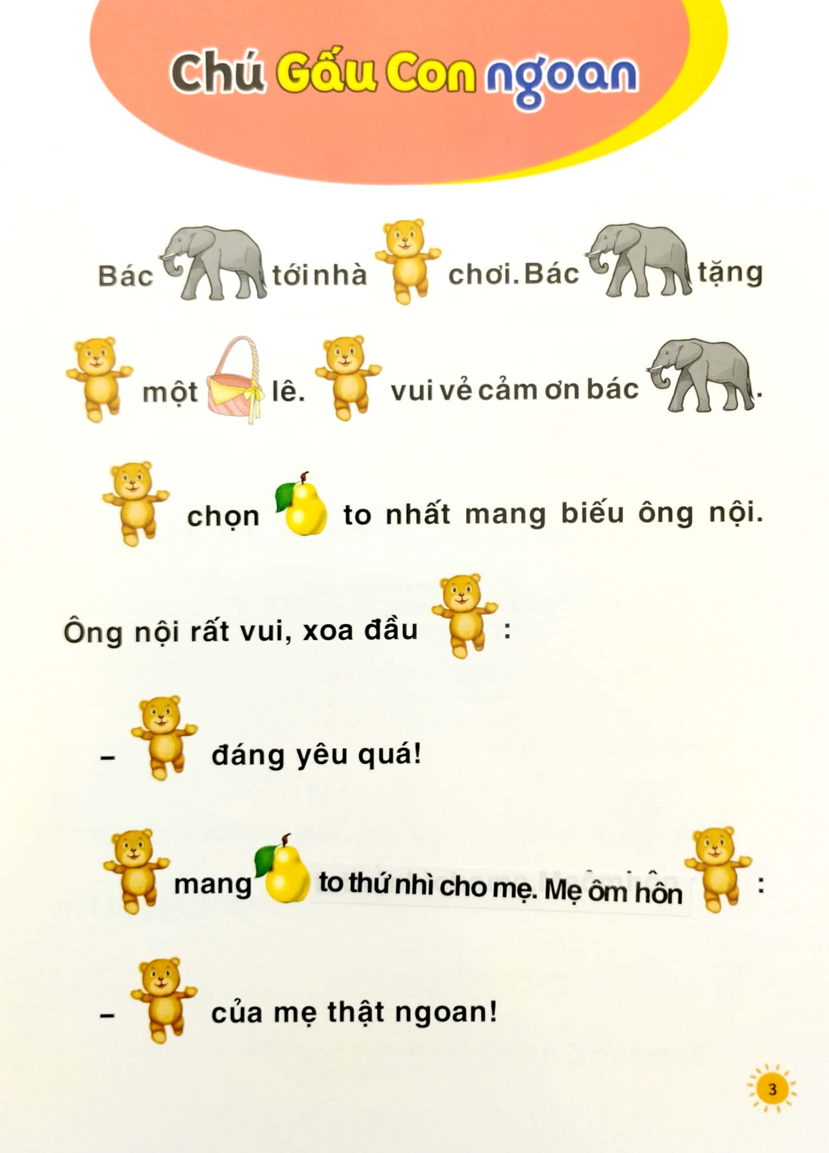 truyện tranh tư duy cho bé - song ngữ việt-anh - yêu thương và chia sẻ - Ảnh 3