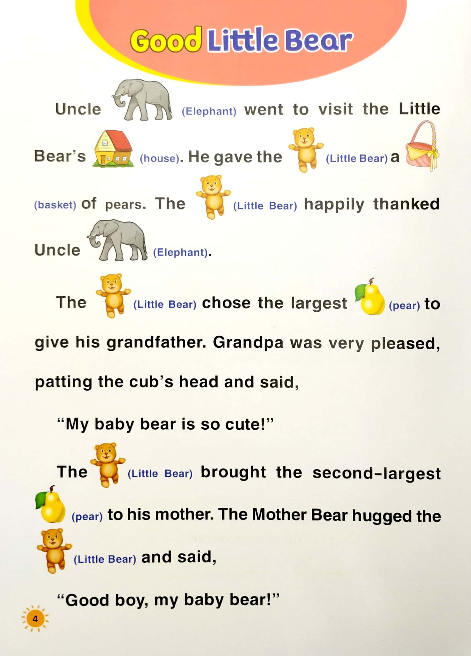 truyện tranh tư duy cho bé - song ngữ việt-anh - yêu thương và chia sẻ - Ảnh 4