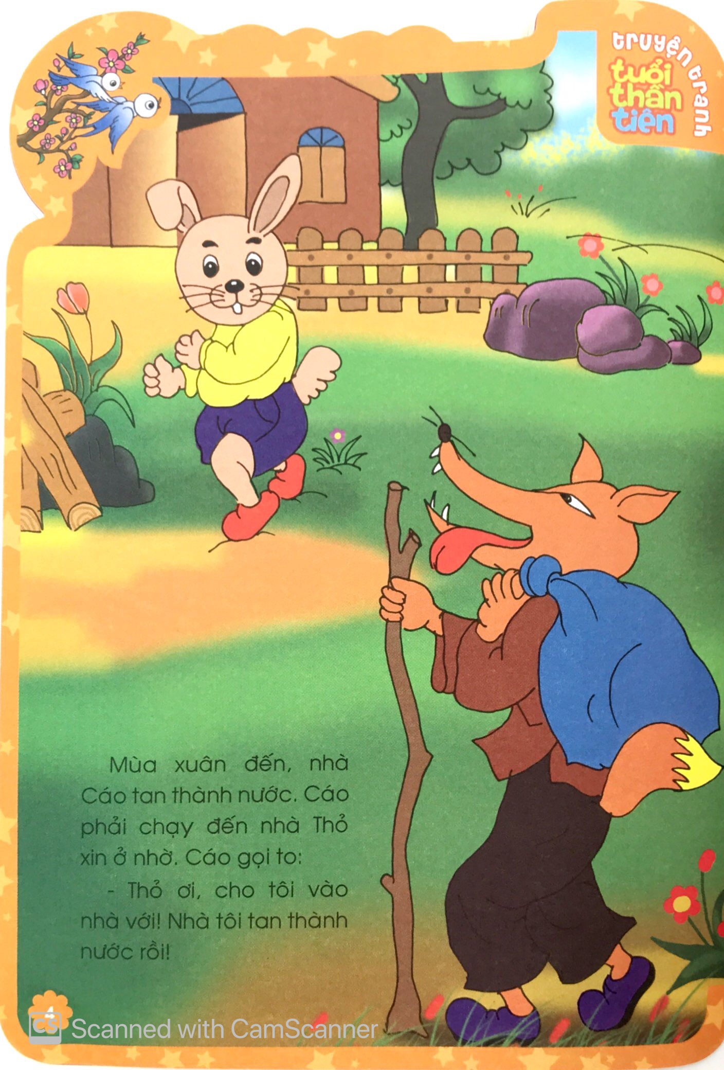 truyện tranh tuổi thần tiên - cáo, thỏ và gà trống - Ảnh 4