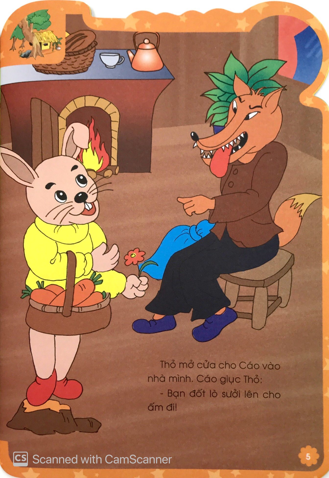 truyện tranh tuổi thần tiên - cáo, thỏ và gà trống - Ảnh 5