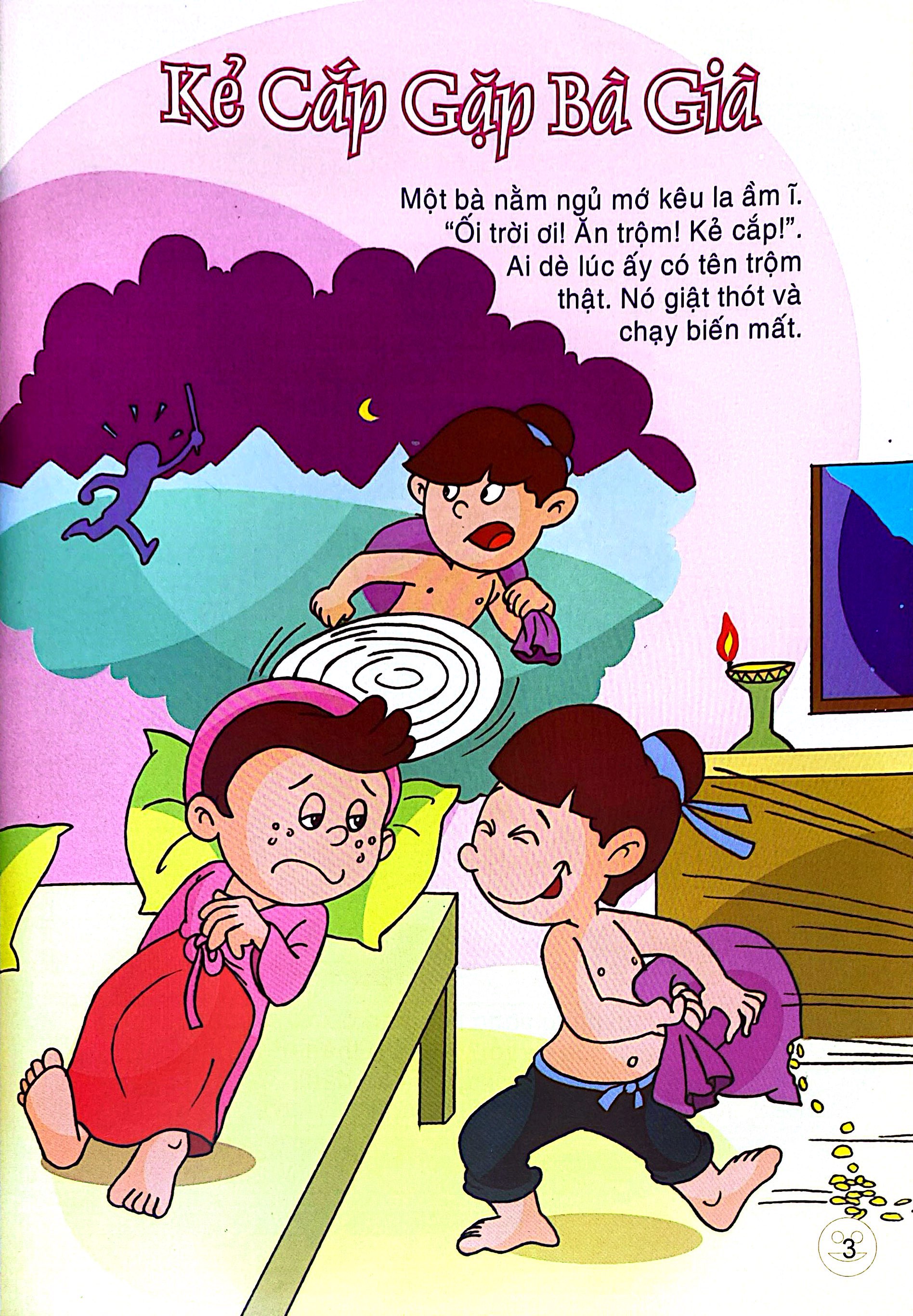 Truyện Vui Dân Gian- Kẻ Cắp Gặp Bà Già - Ảnh 3