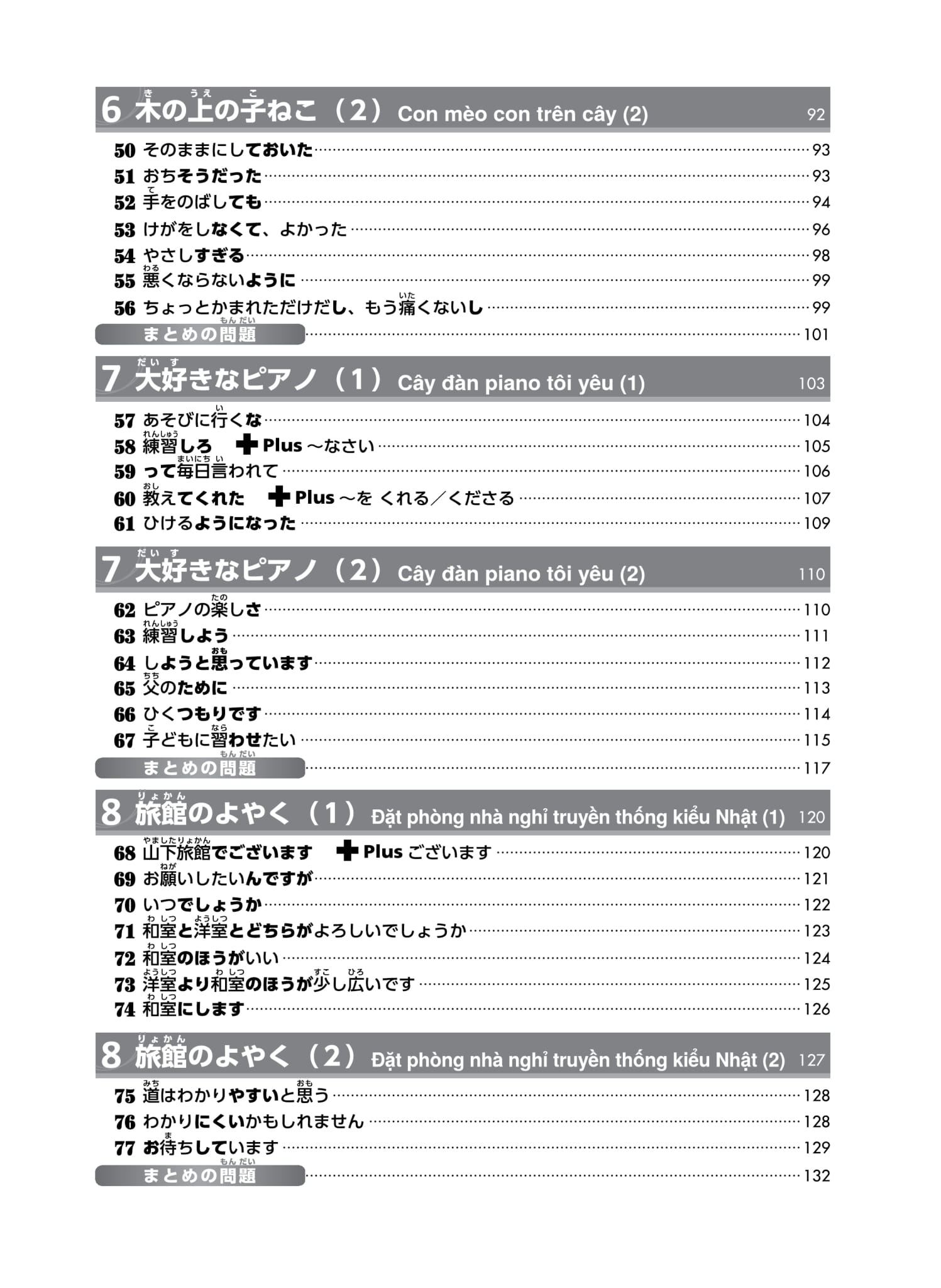 try! thi năng lực nhật ngữ n4 - phát triển các kỹ năng tiếng nhật từ ngữ pháp (phiên bản tiếng việt) - Ảnh 6