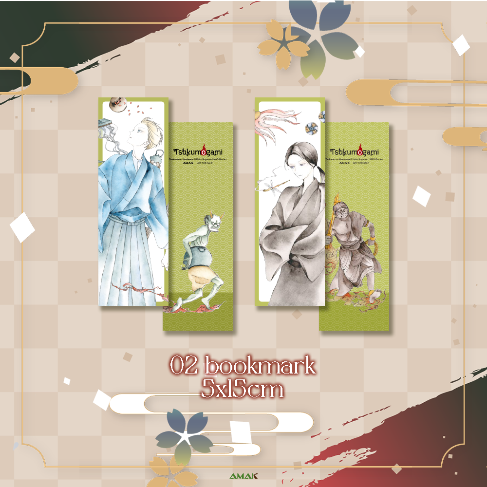 tsukumogami - linh hồn của những đồ vật trăm năm - tặng kèm 2 bookmark hai mặt + 2 tấm sticker - Ảnh 4