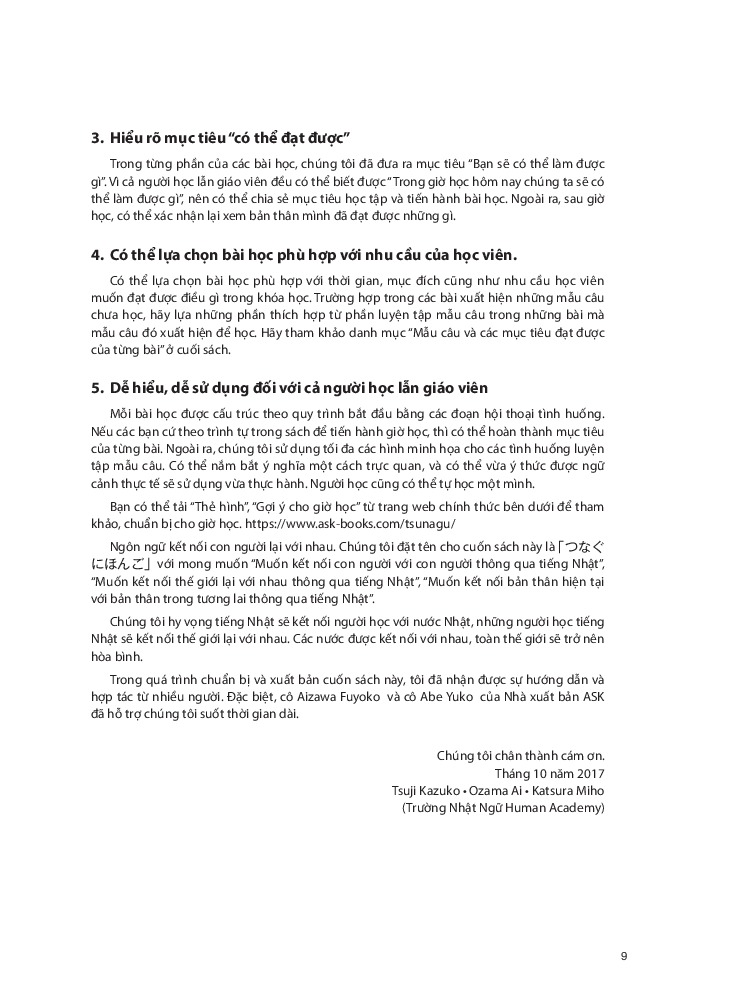 tsunagu nihongo - tiếng nhật kết nối - sơ cấp 1 - tiếng nhật giao tiếp cơ bản - Ảnh 6