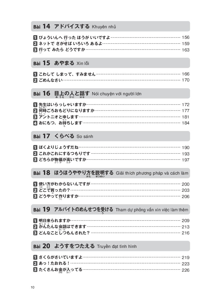 tsunagu nihongo - tiếng nhật kết nối - sơ cấp - sách giải thích ngữ pháp - Ảnh 10