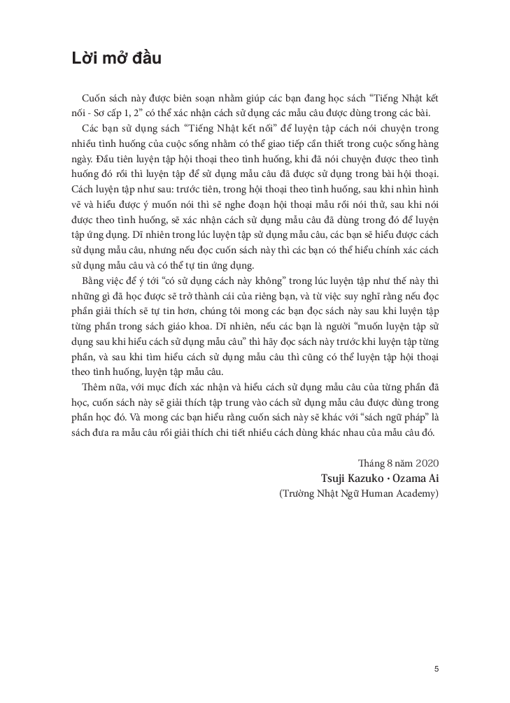 tsunagu nihongo - tiếng nhật kết nối - sơ cấp - sách giải thích ngữ pháp - Ảnh 5