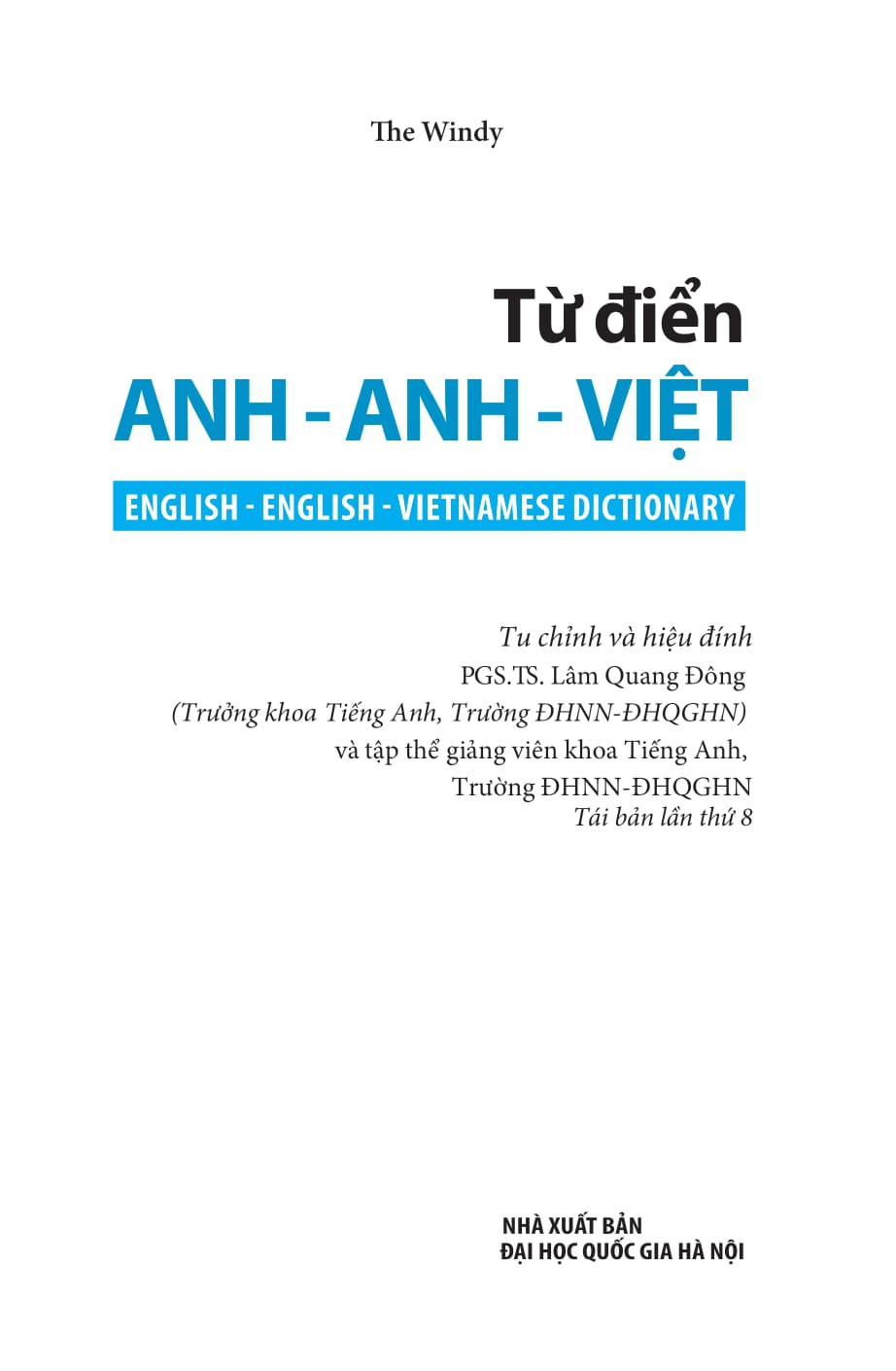 Từ Điển Anh-Anh-Việt (Tái Bản 2025) - Ảnh 3