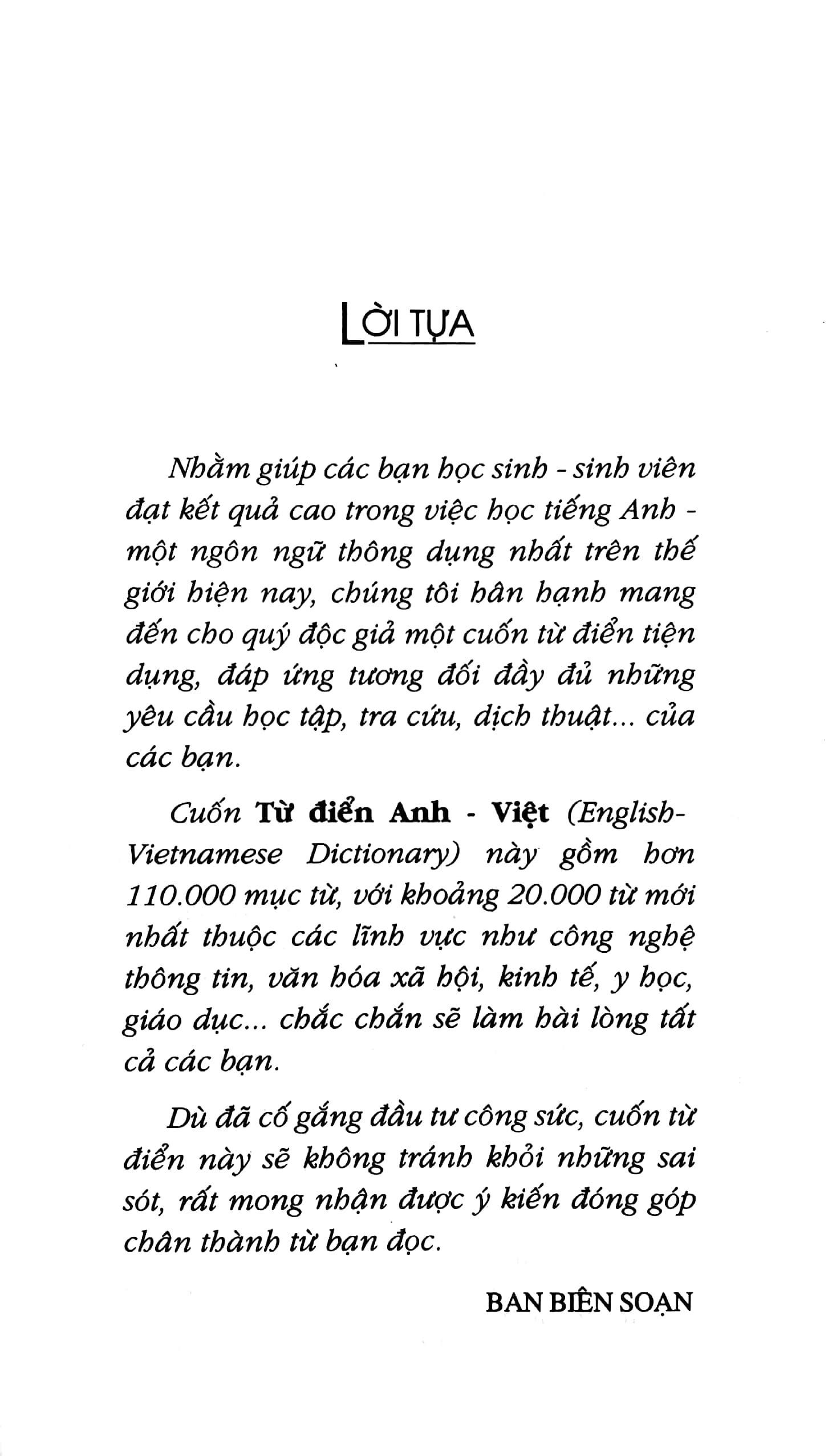 từ điển anh - việt 110.000 từ (tái bản 2020) - Ảnh 4