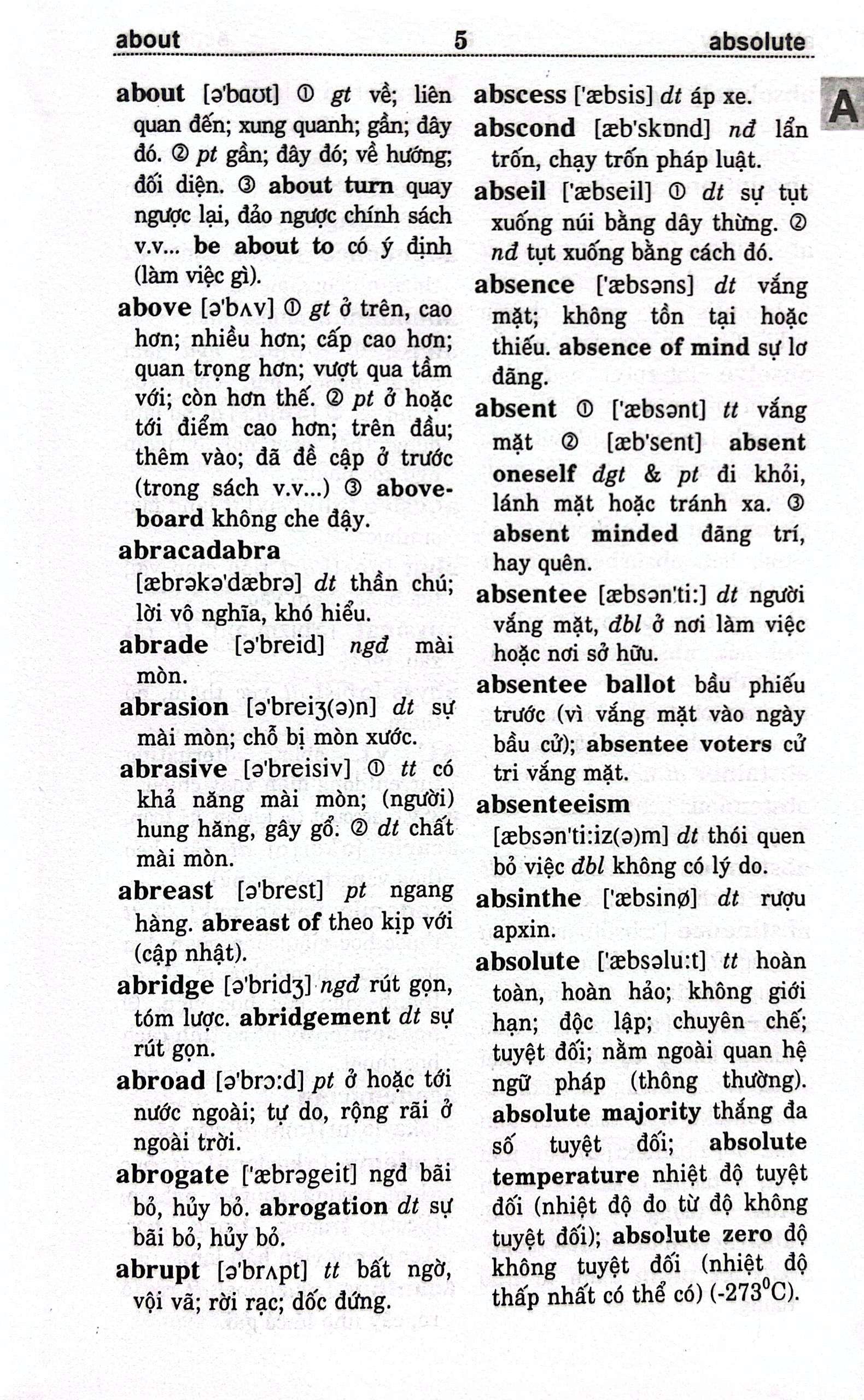 Từ Điển Anh-Việt 125.000 Từ - Bìa Cứng - Ảnh 5